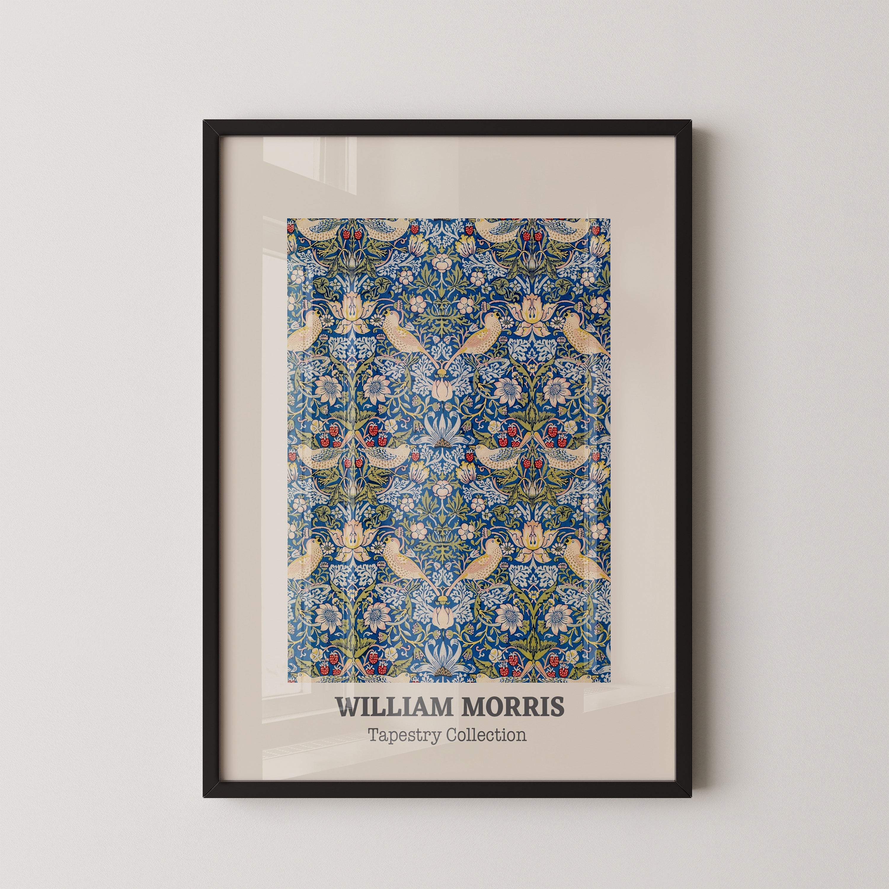Blue Tapestry Birds – William Morris
