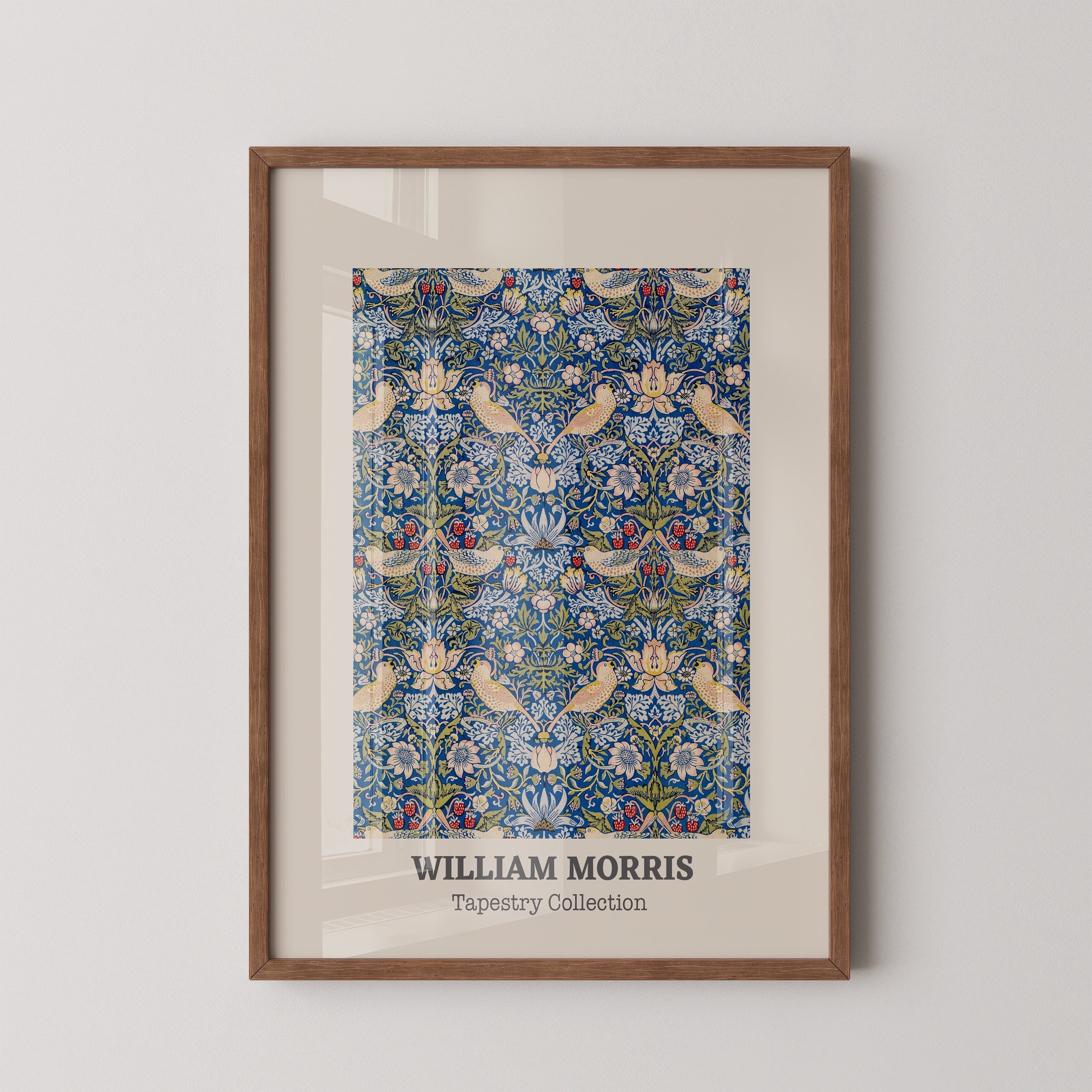 Blue Tapestry Birds – William Morris