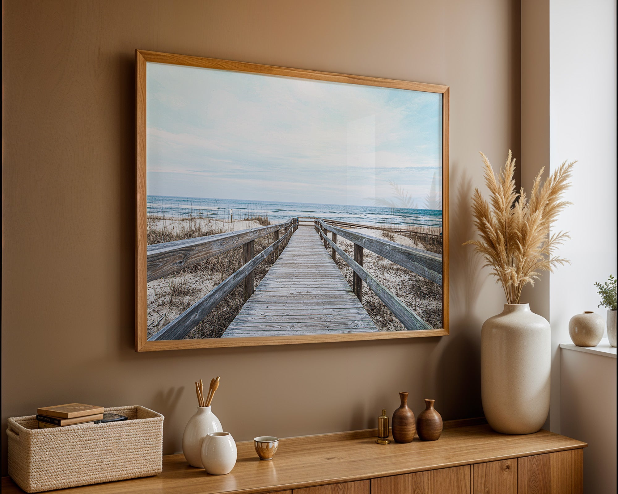 Boardwalk to Ocean – Beach Landscape