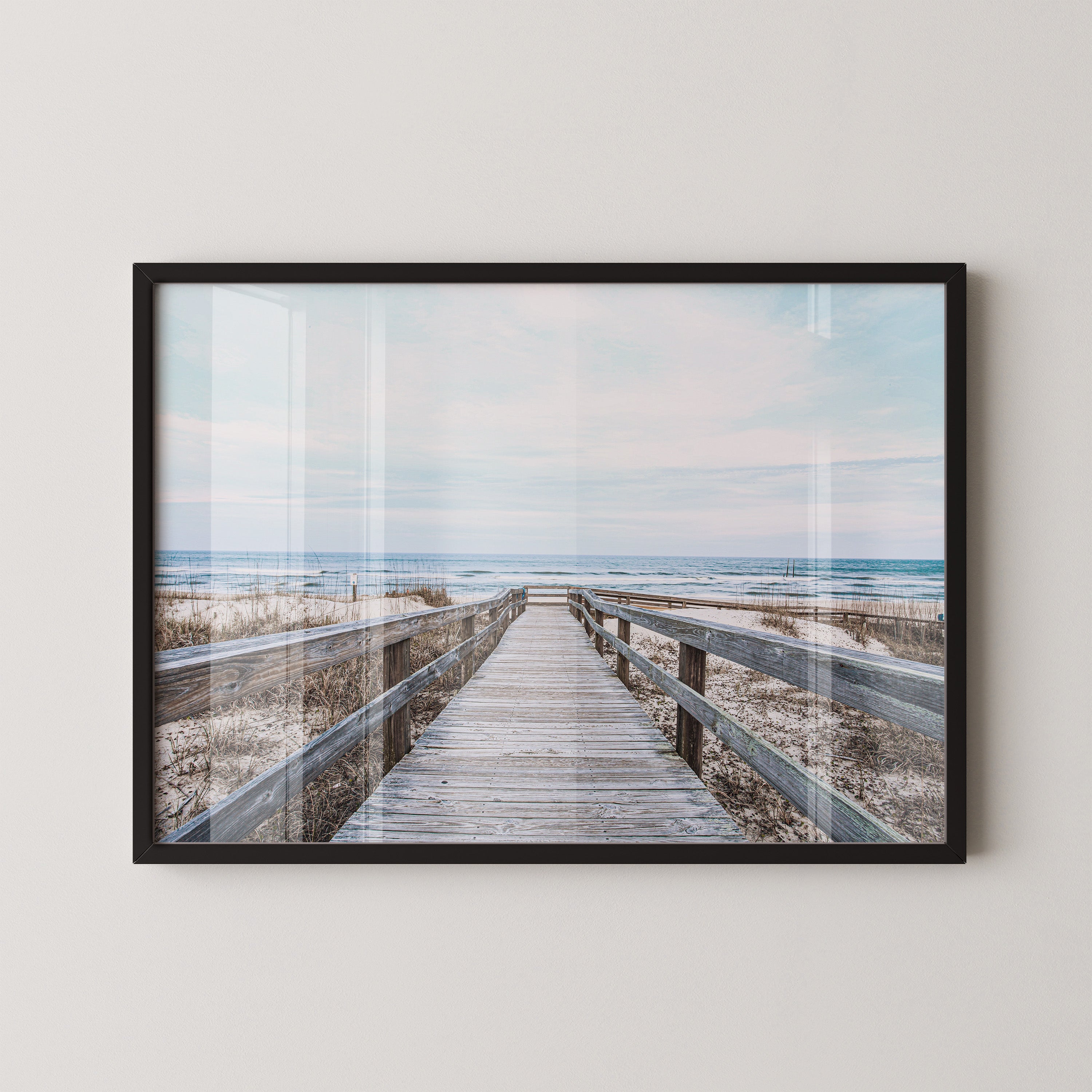 Boardwalk to Ocean – Beach Landscape