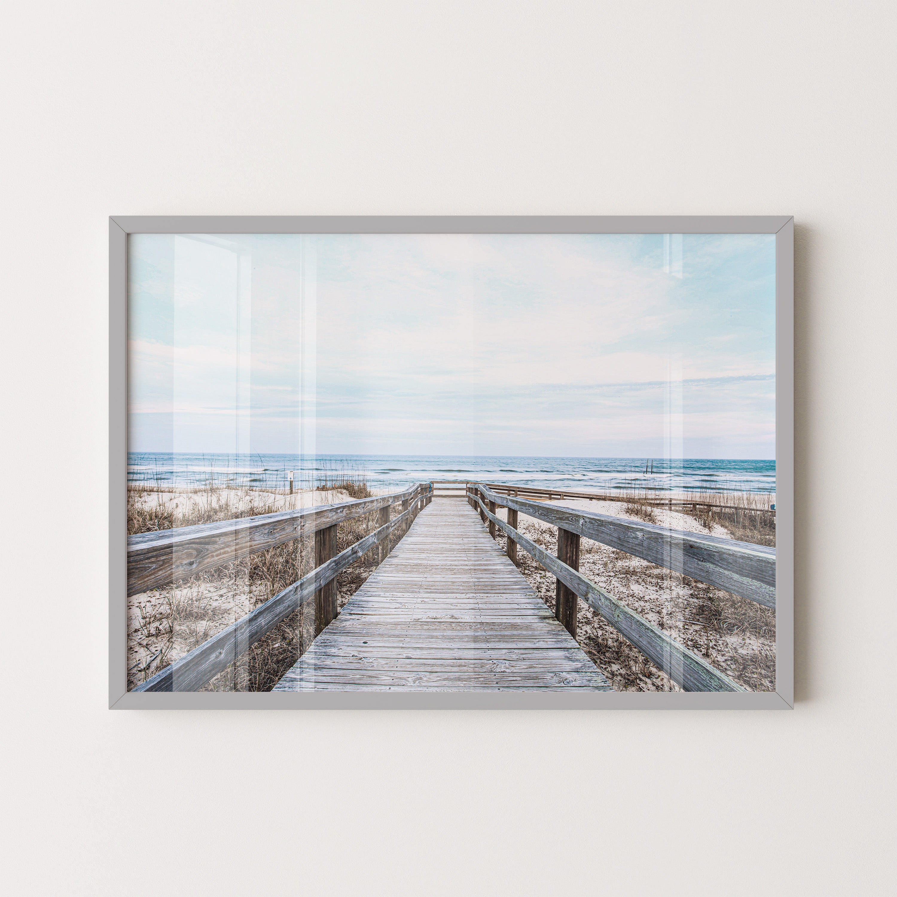Boardwalk to Ocean – Beach Landscape