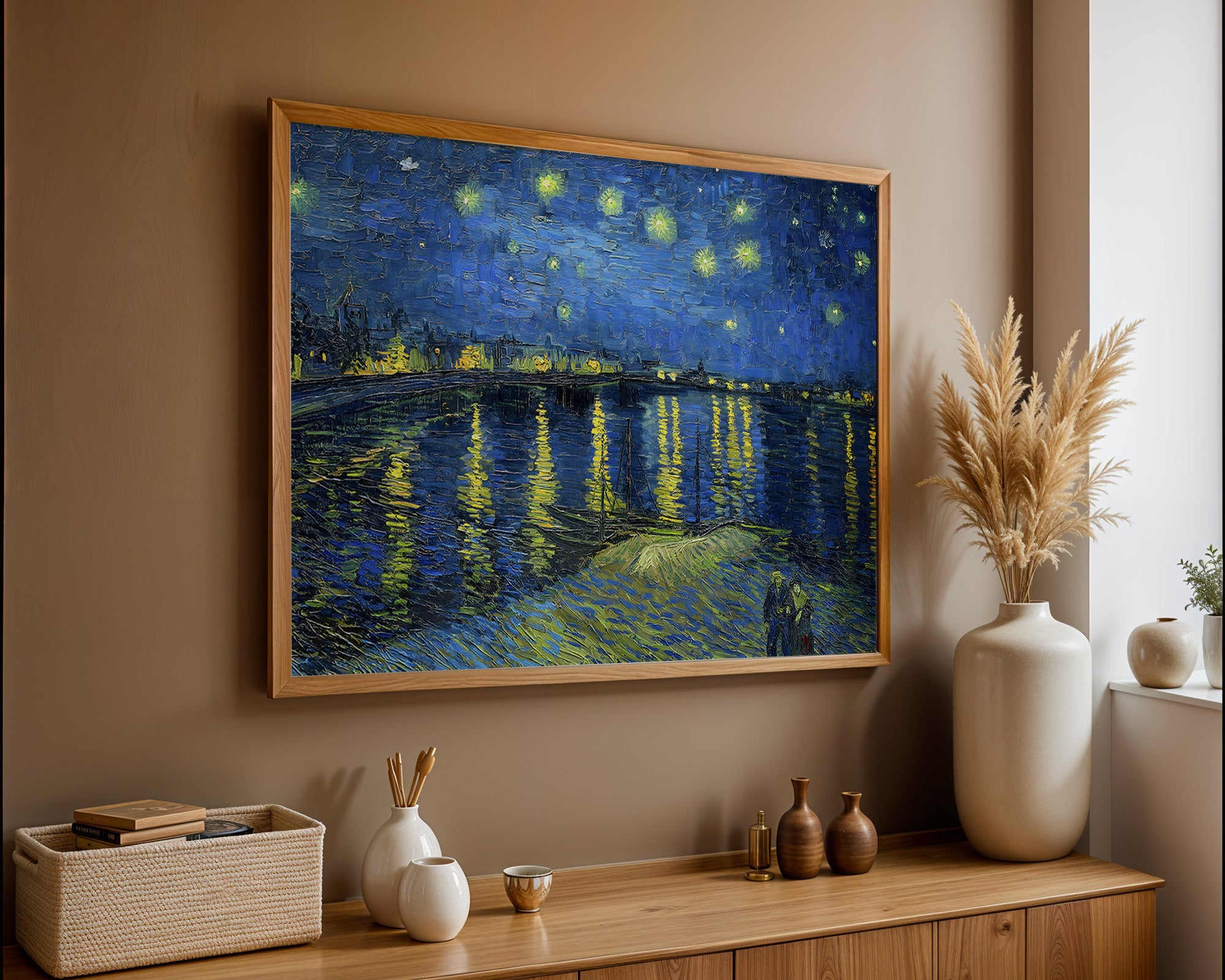 Starry Night Over the Rhône – Vincent van Gogh, 1888