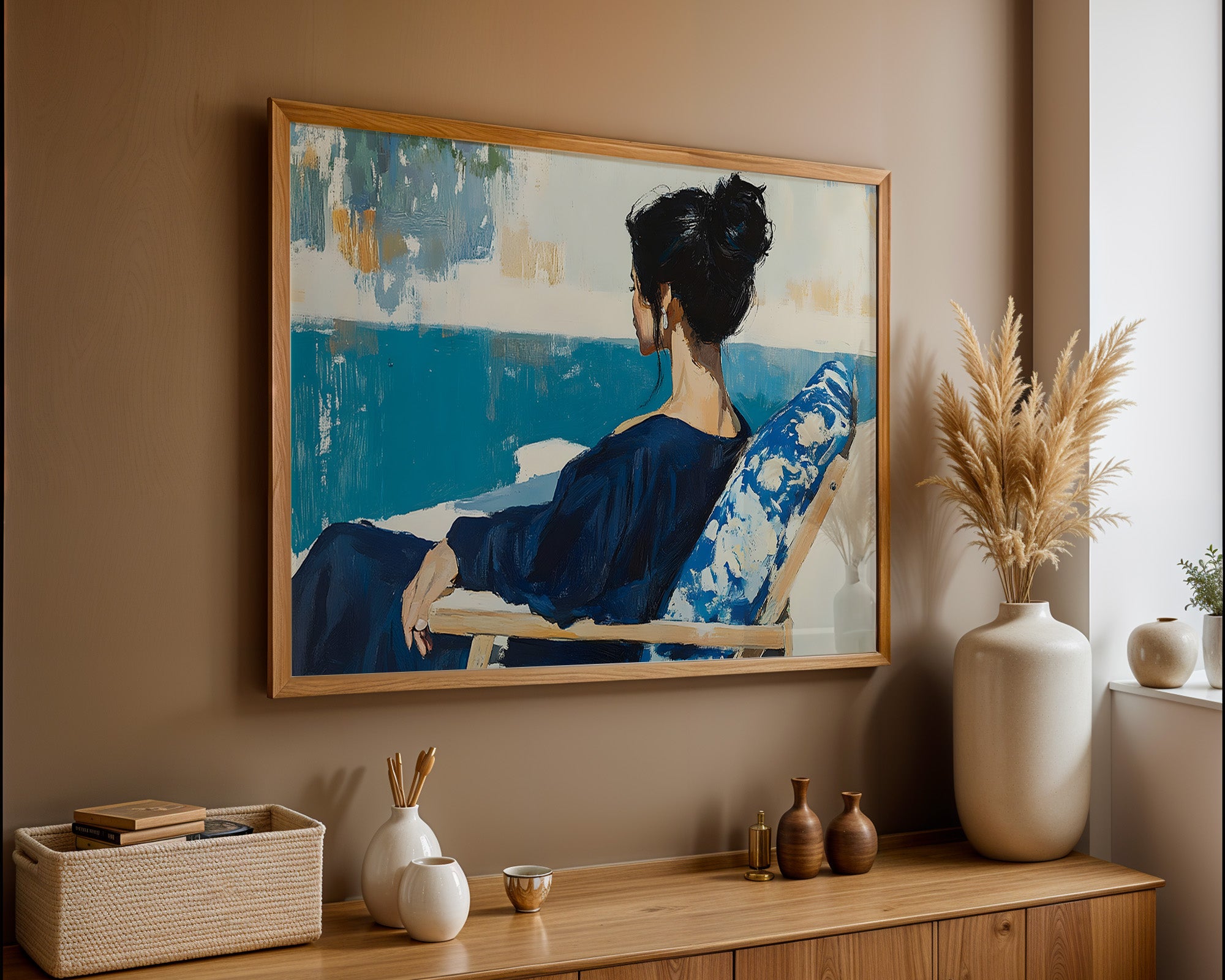 Quiet Horizon In Blue