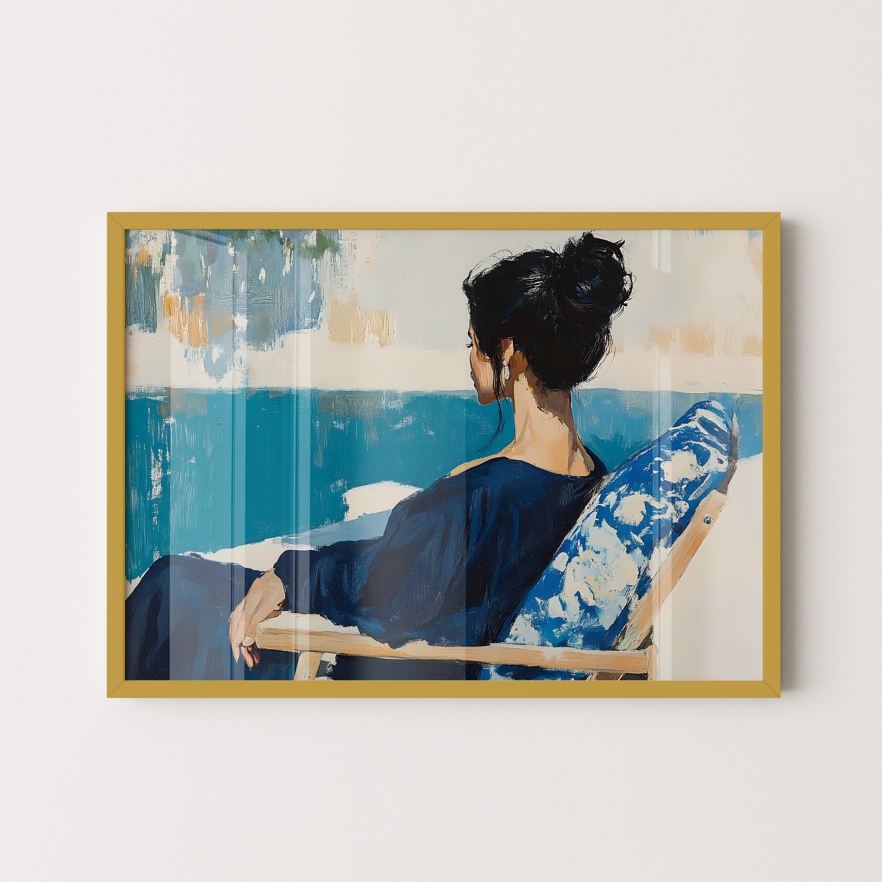 Quiet Horizon In Blue
