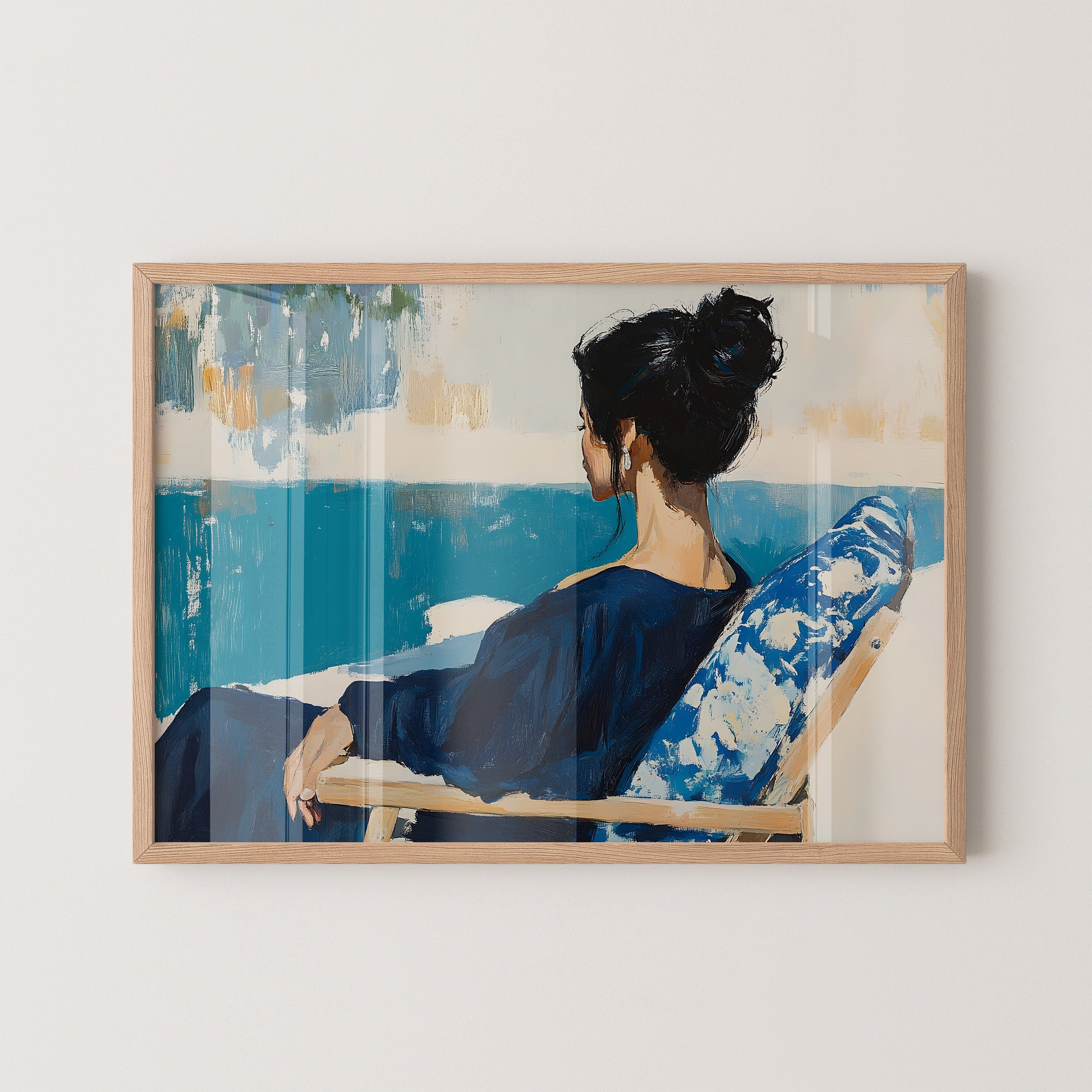 Quiet Horizon In Blue