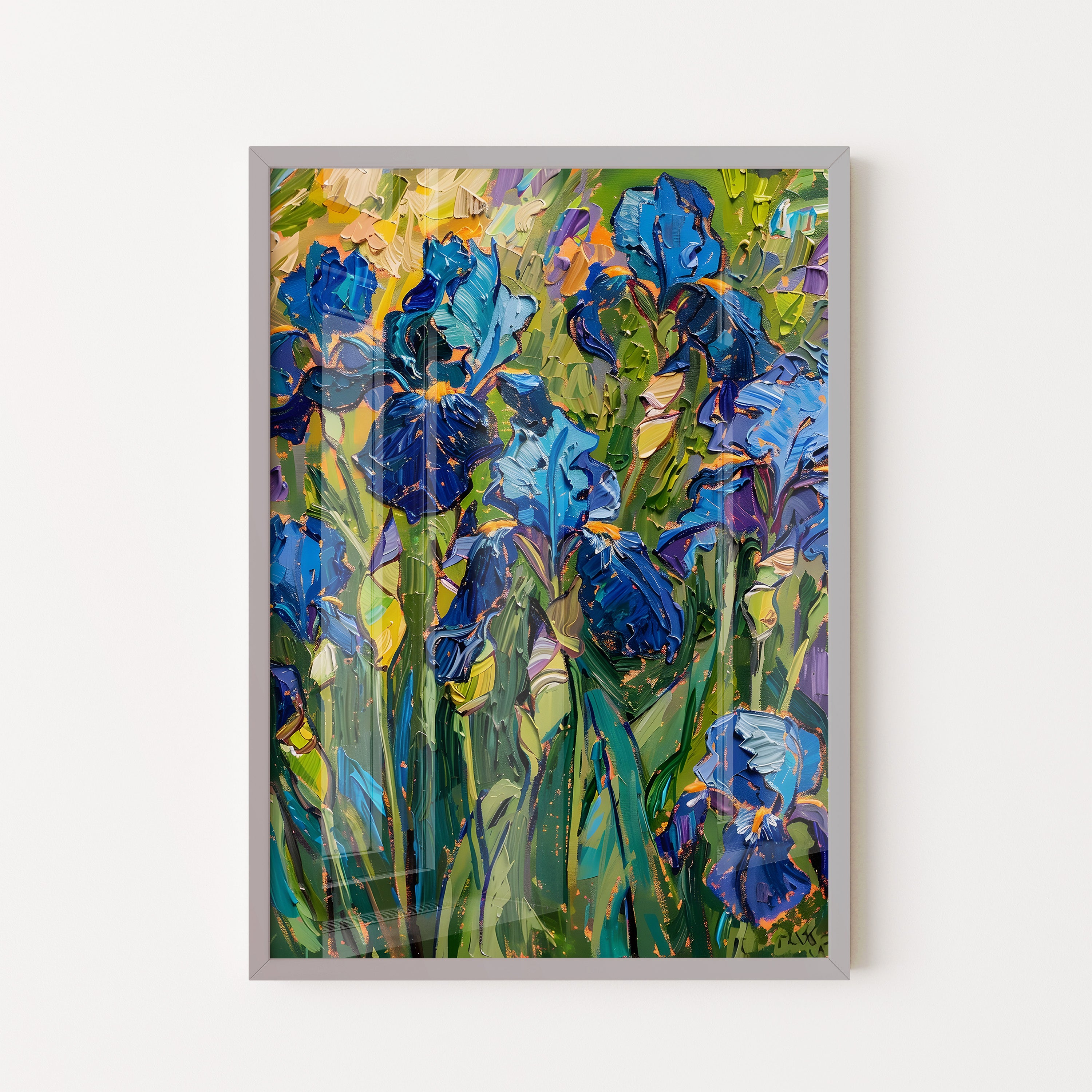 Irises in the Garden – Vincent van Gogh
