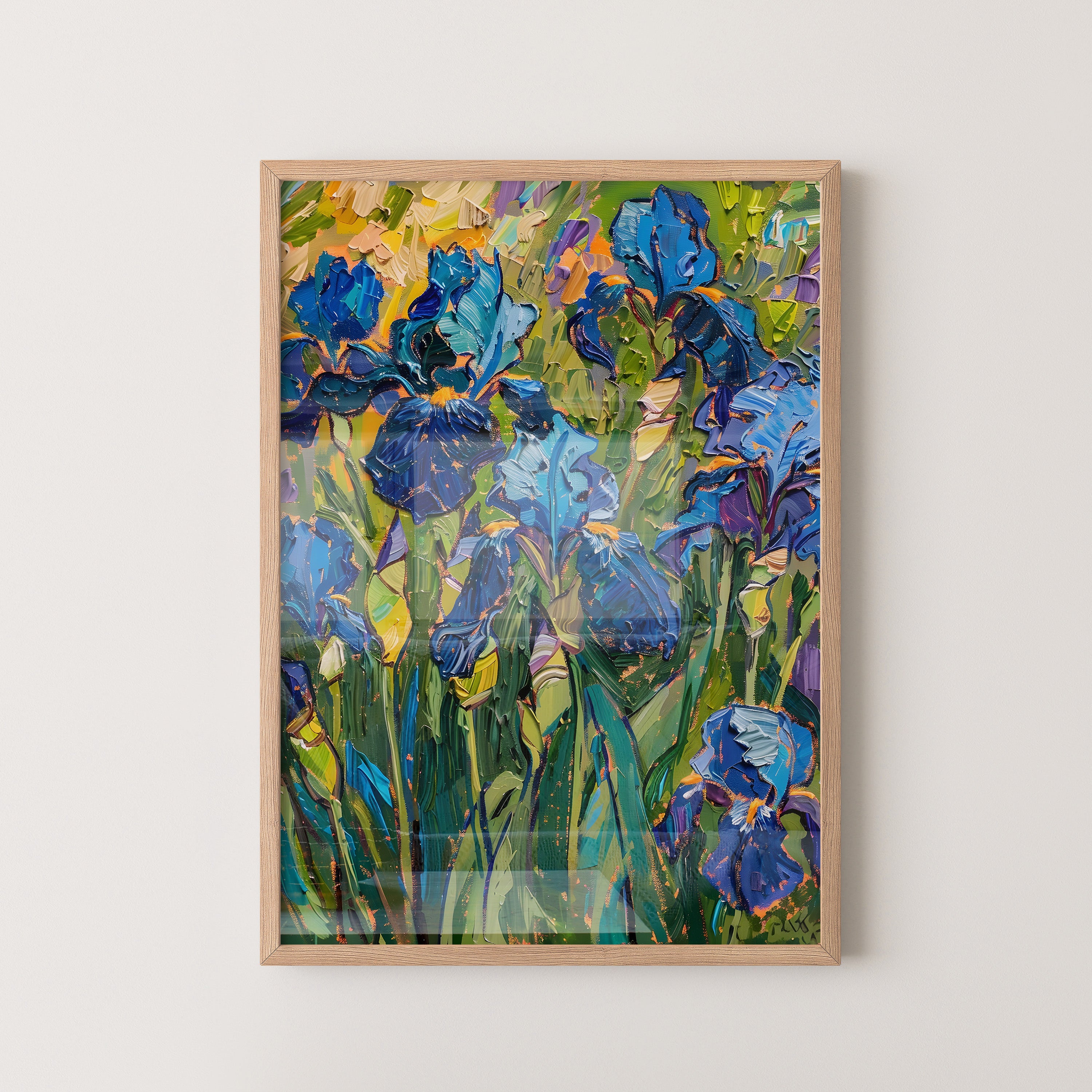 Irises in the Garden – Vincent van Gogh
