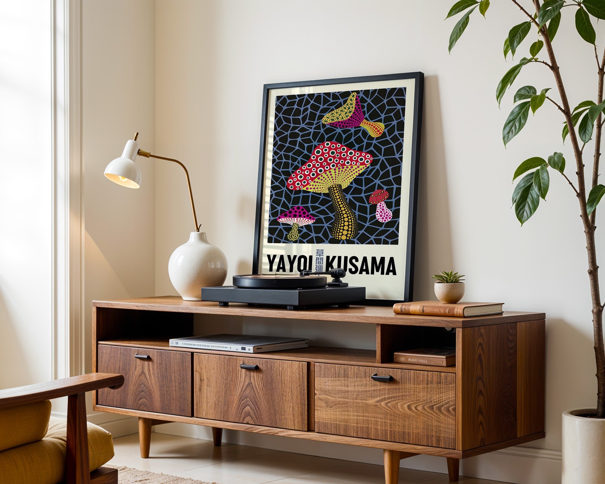 Spotted Mushrooms – Modern Art Print