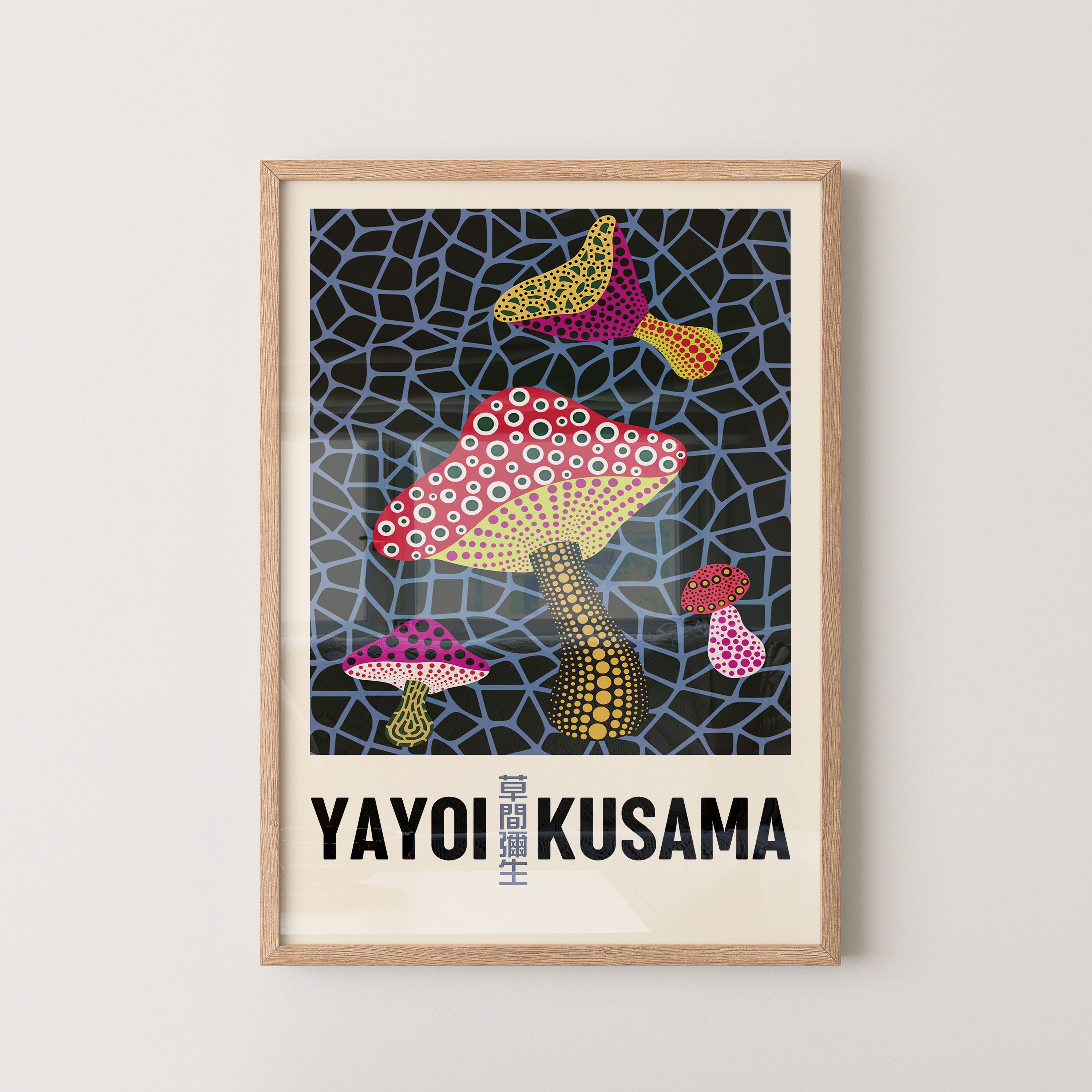 Spotted Mushrooms – Modern Art Print