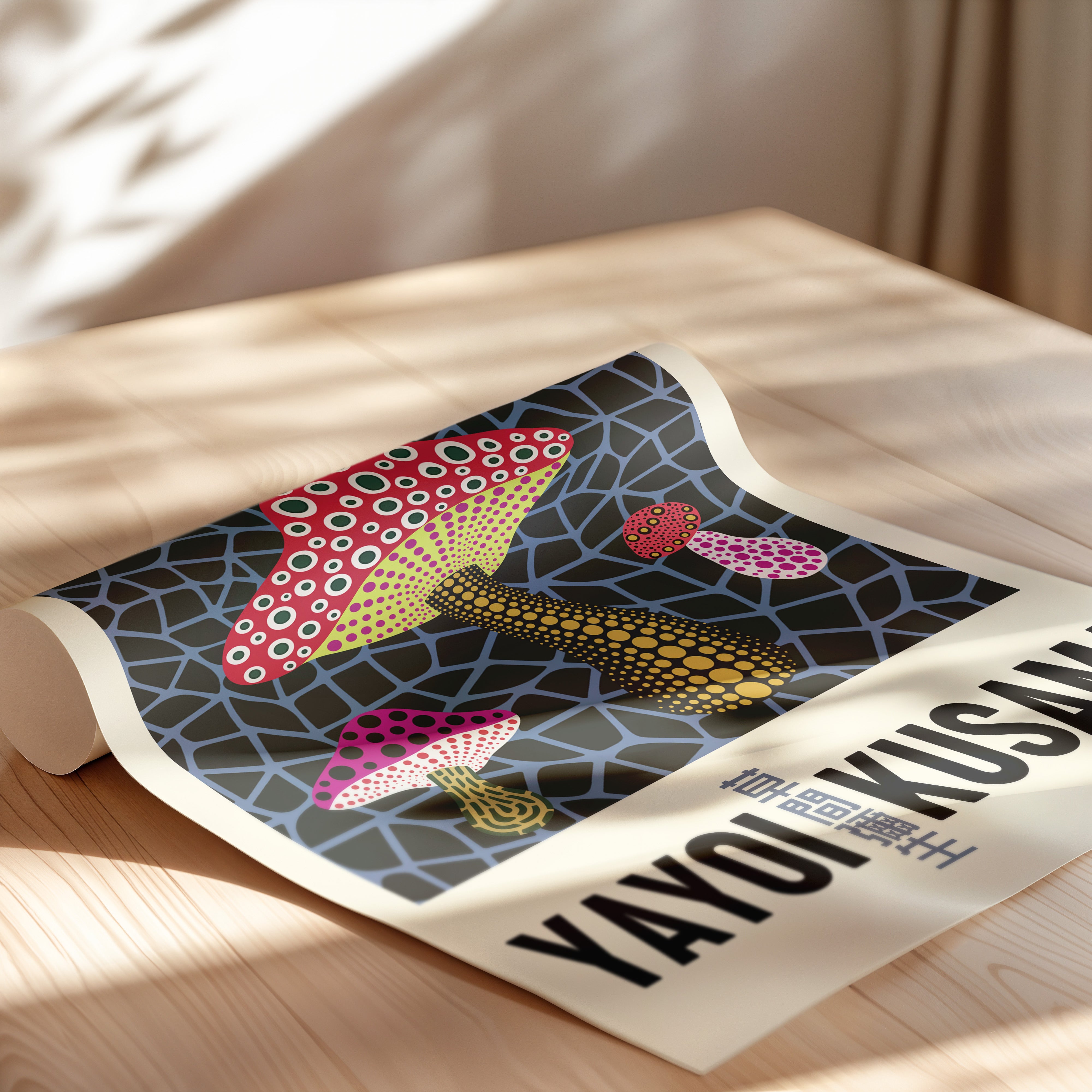 Spotted Mushrooms – Modern Art Print