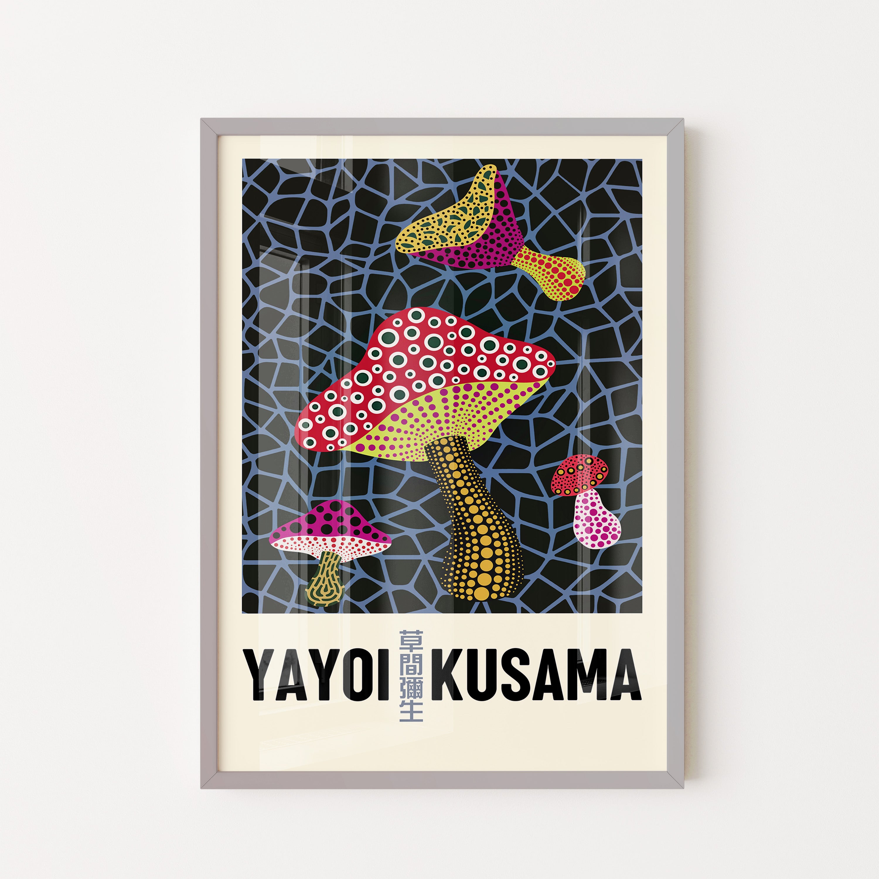 Spotted Mushrooms – Modern Art Print