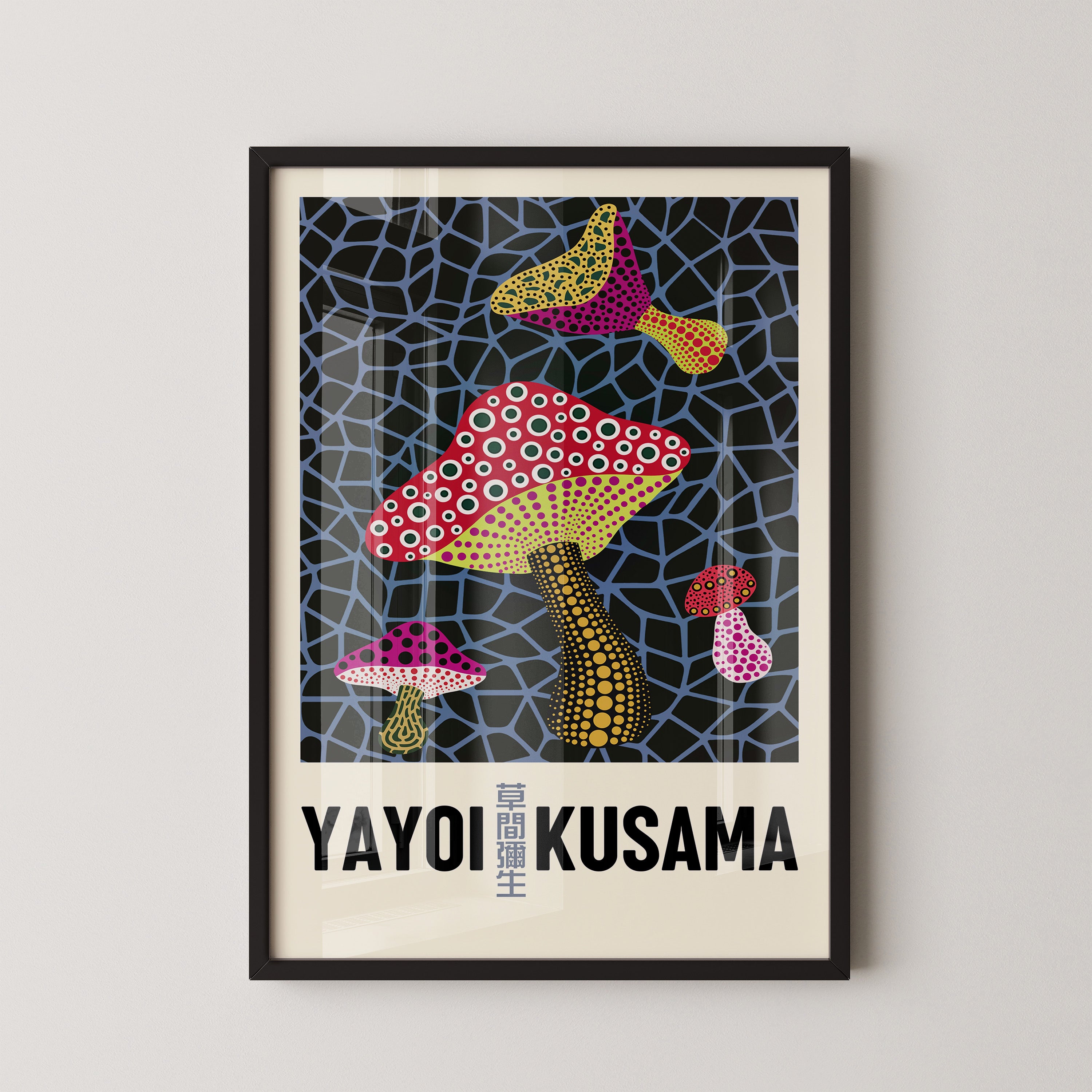 Spotted Mushrooms – Modern Art Print