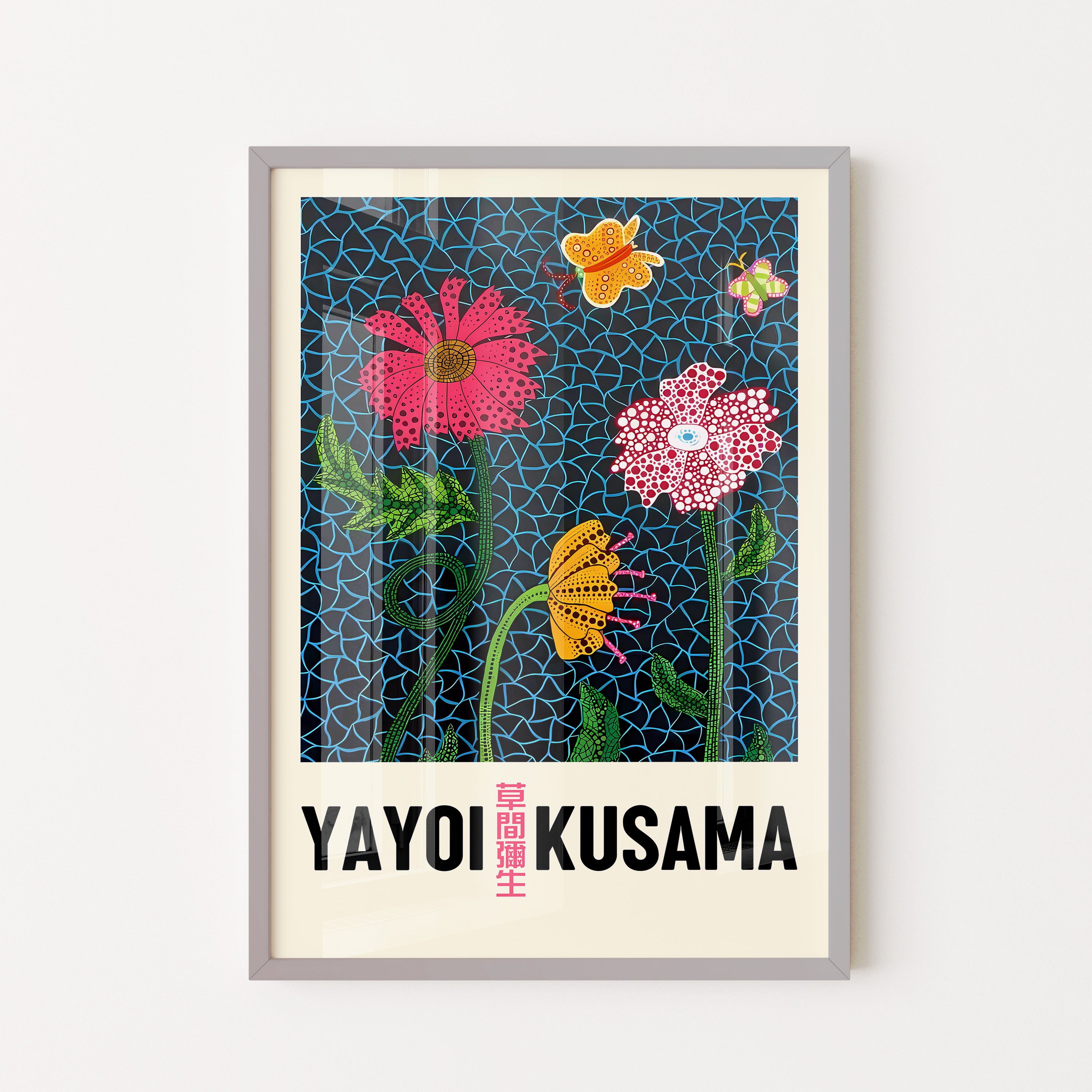 Blooming Dots – Floral Art Print