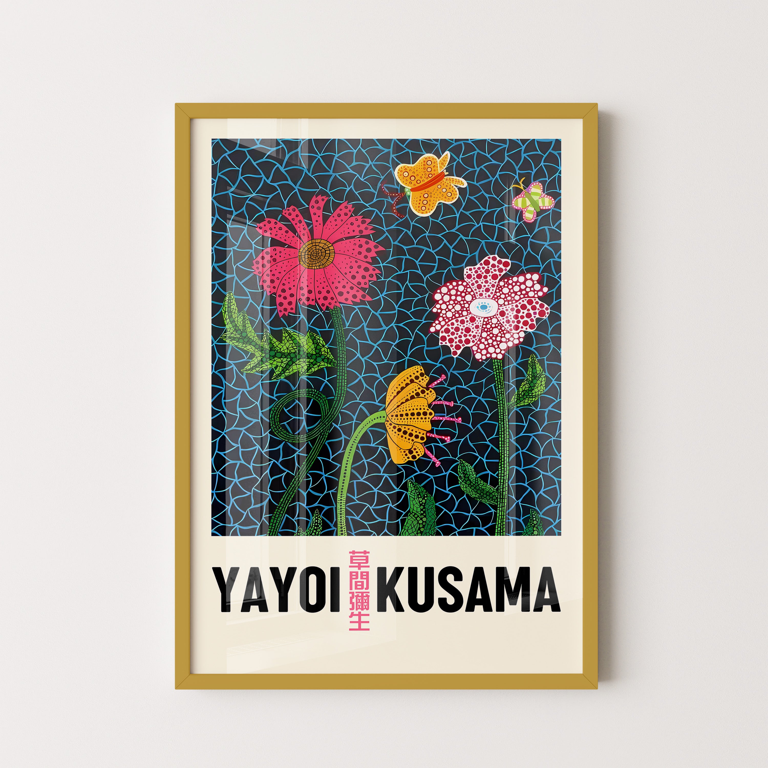 Blooming Dots – Floral Art Print