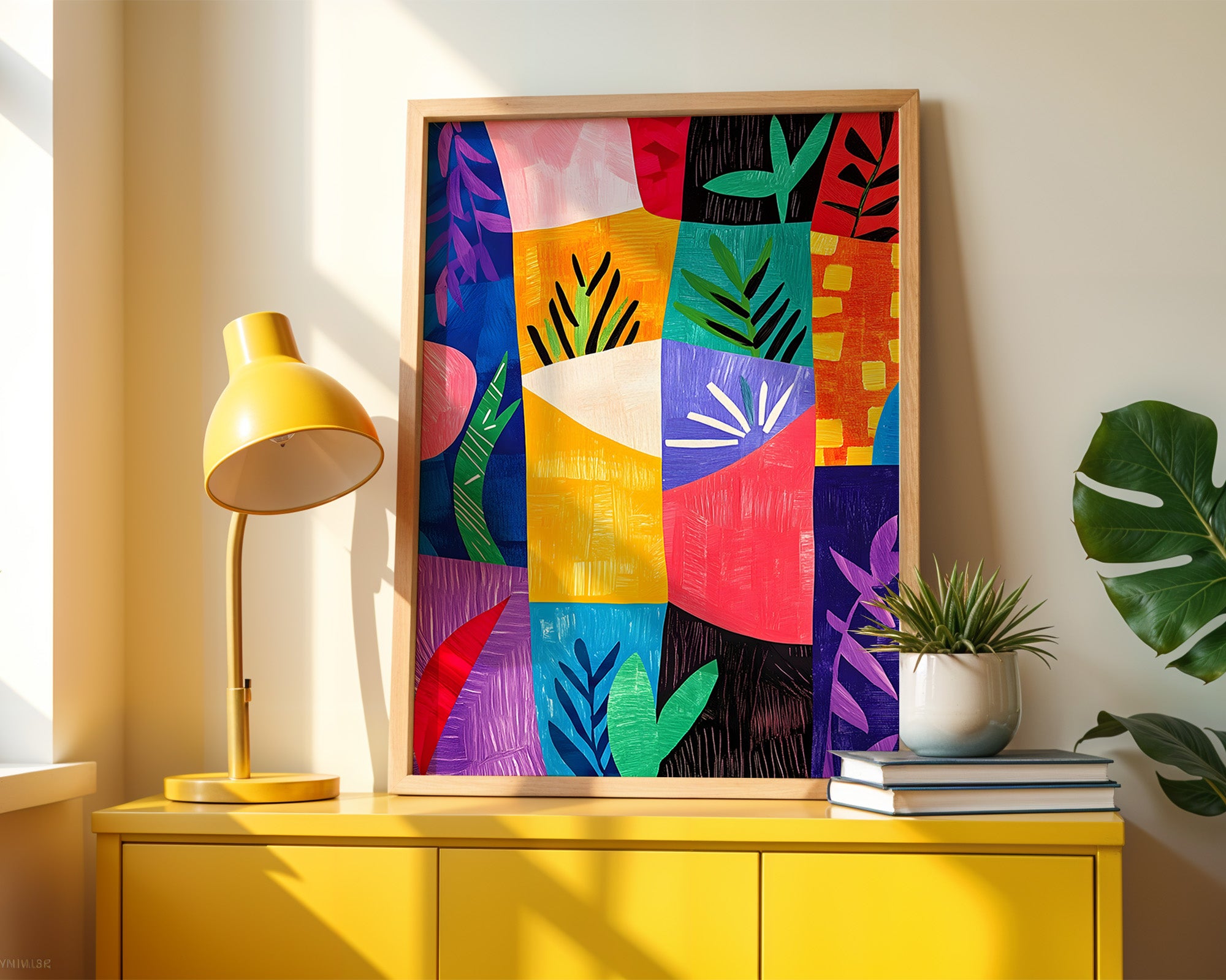 Colorful Botanical Abstract