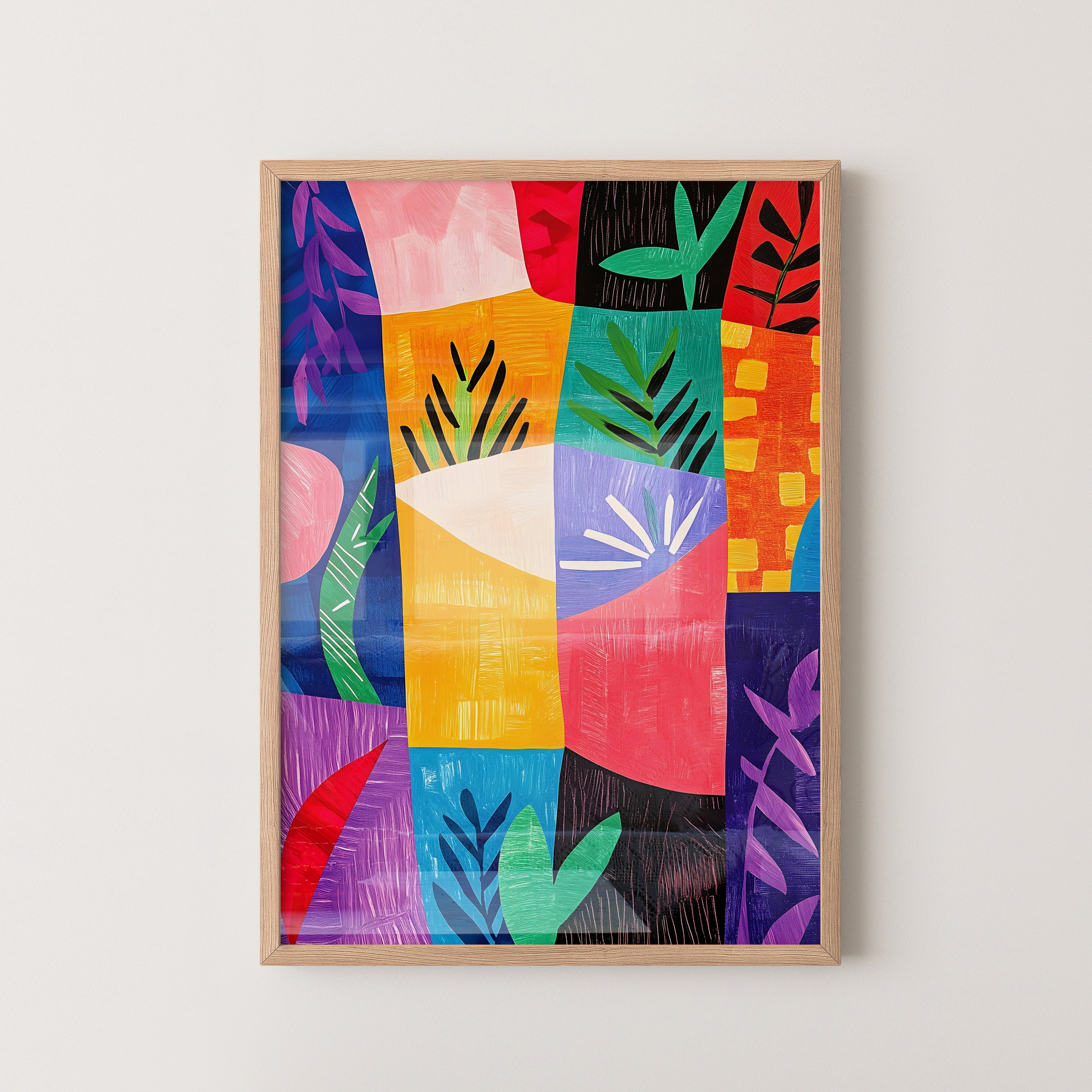 Colorful Botanical Abstract