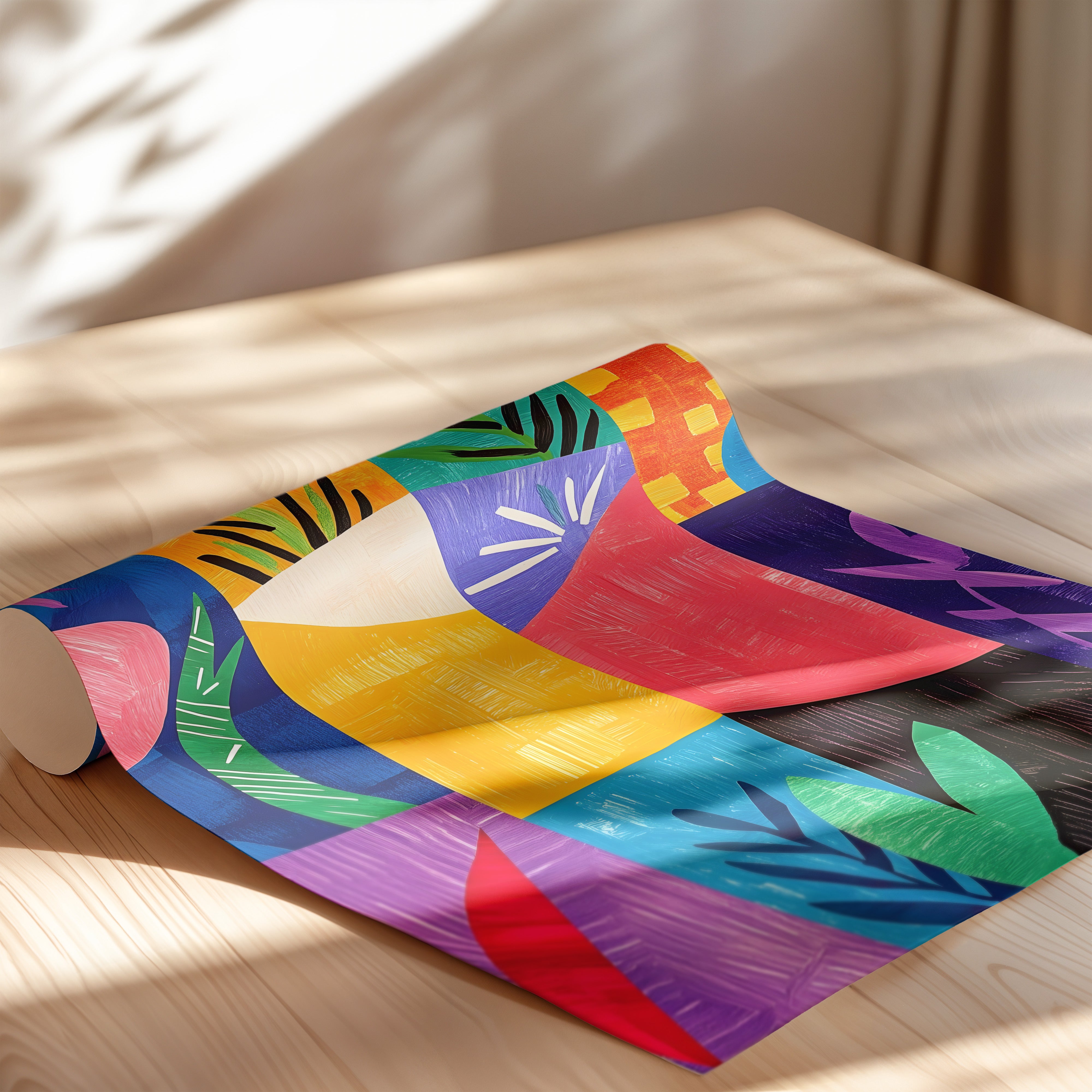 Colorful Botanical Abstract