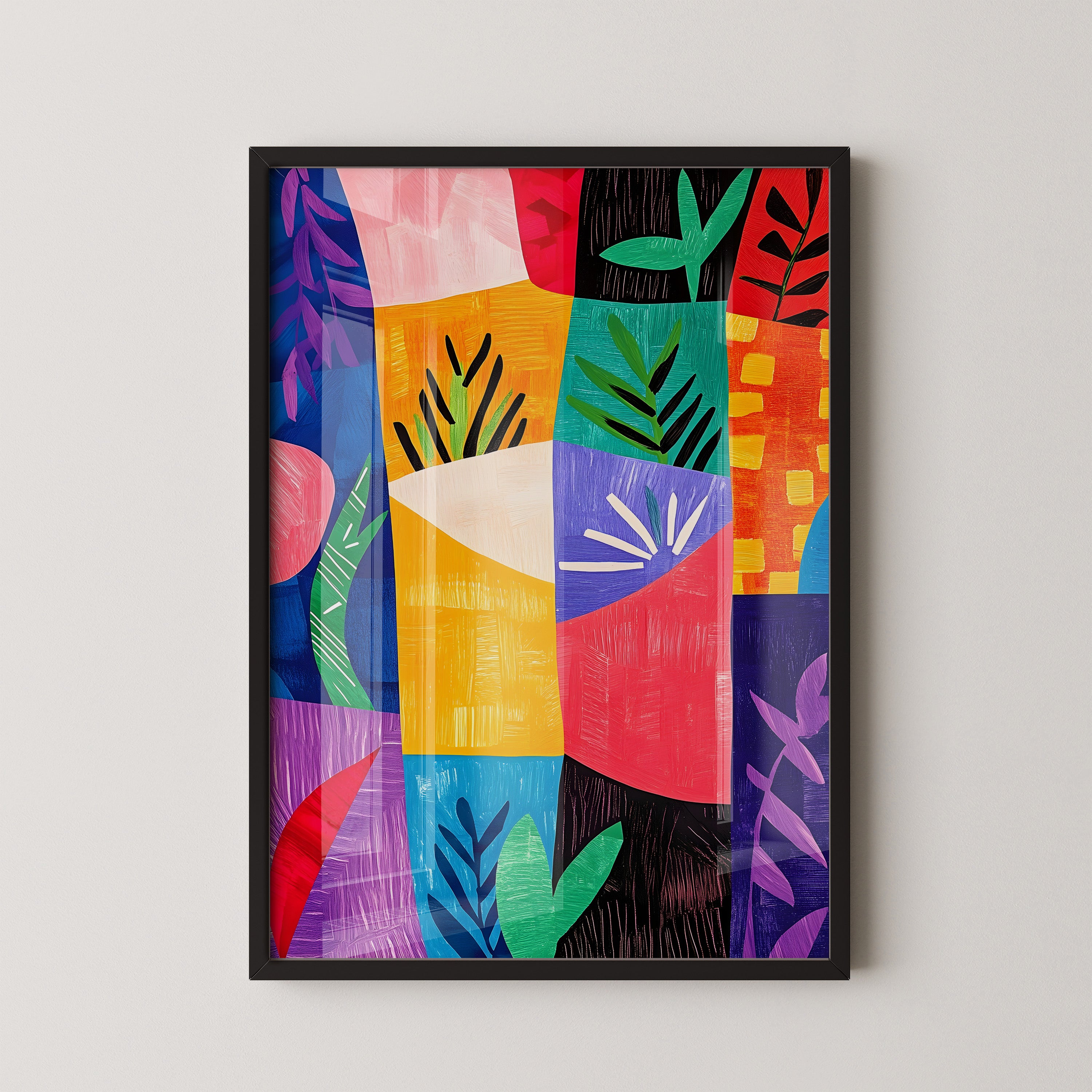 Colorful Botanical Abstract
