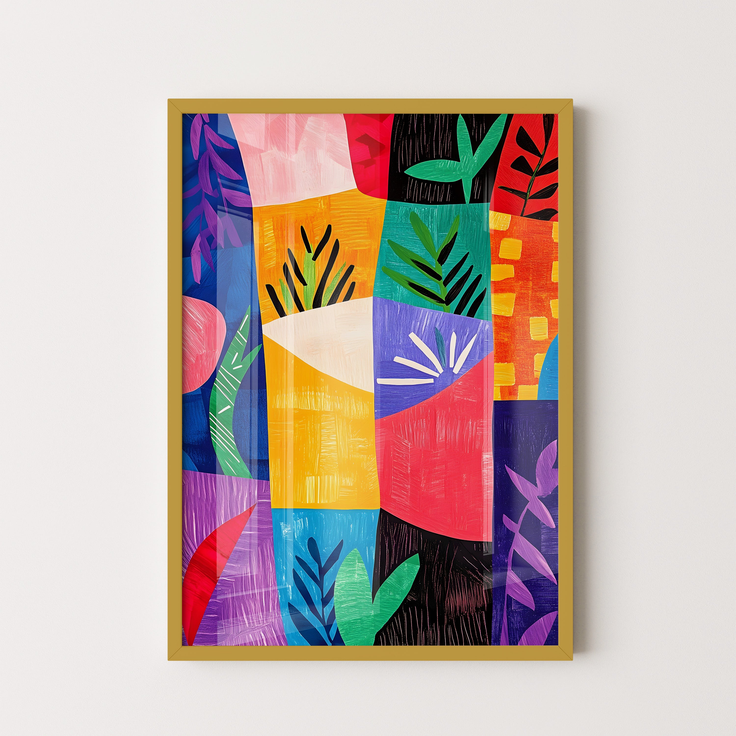Colorful Botanical Abstract