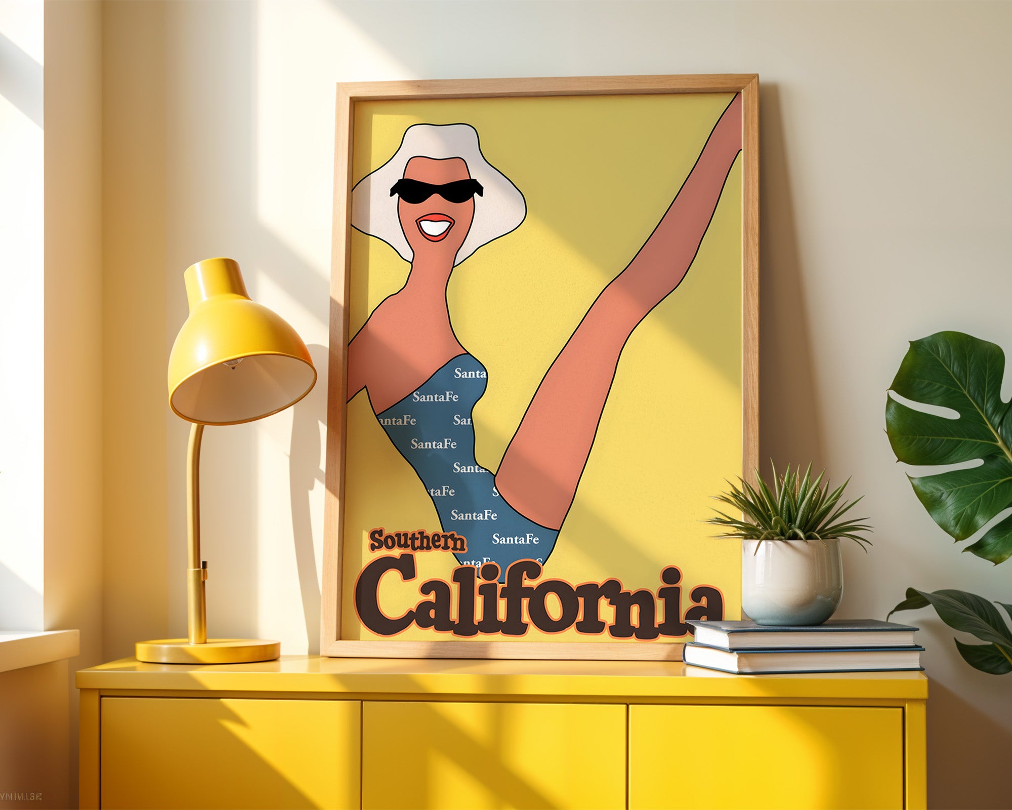 Retro Southern California Poster