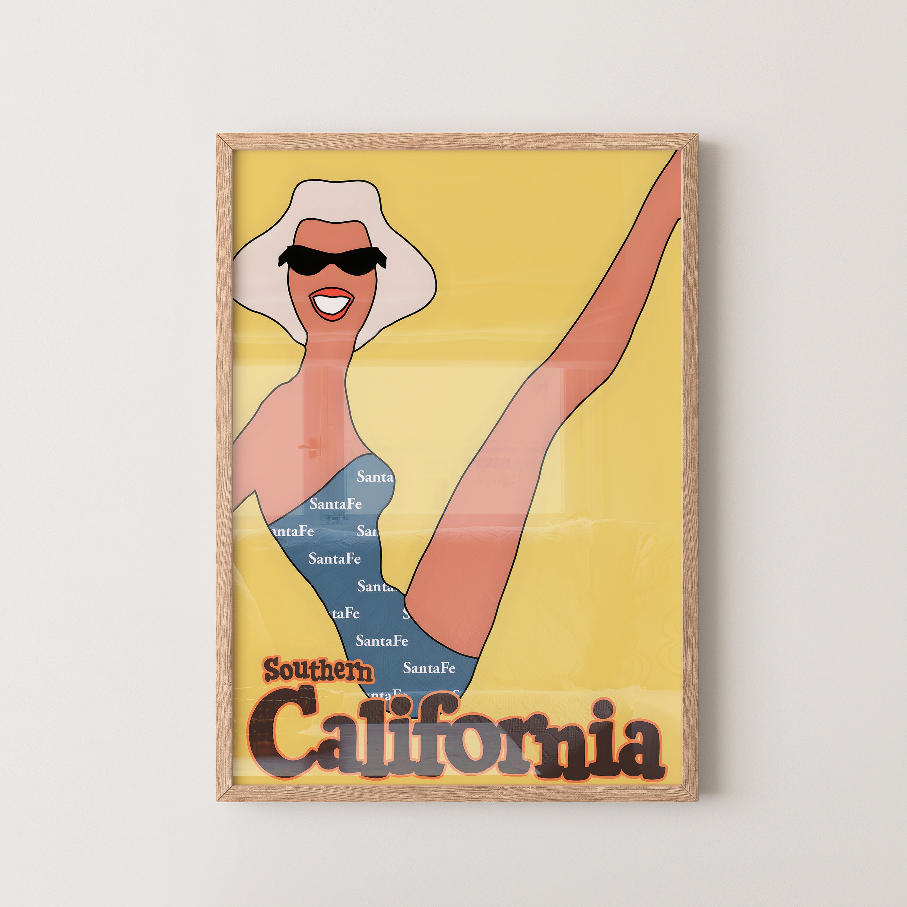 Retro Southern California Poster