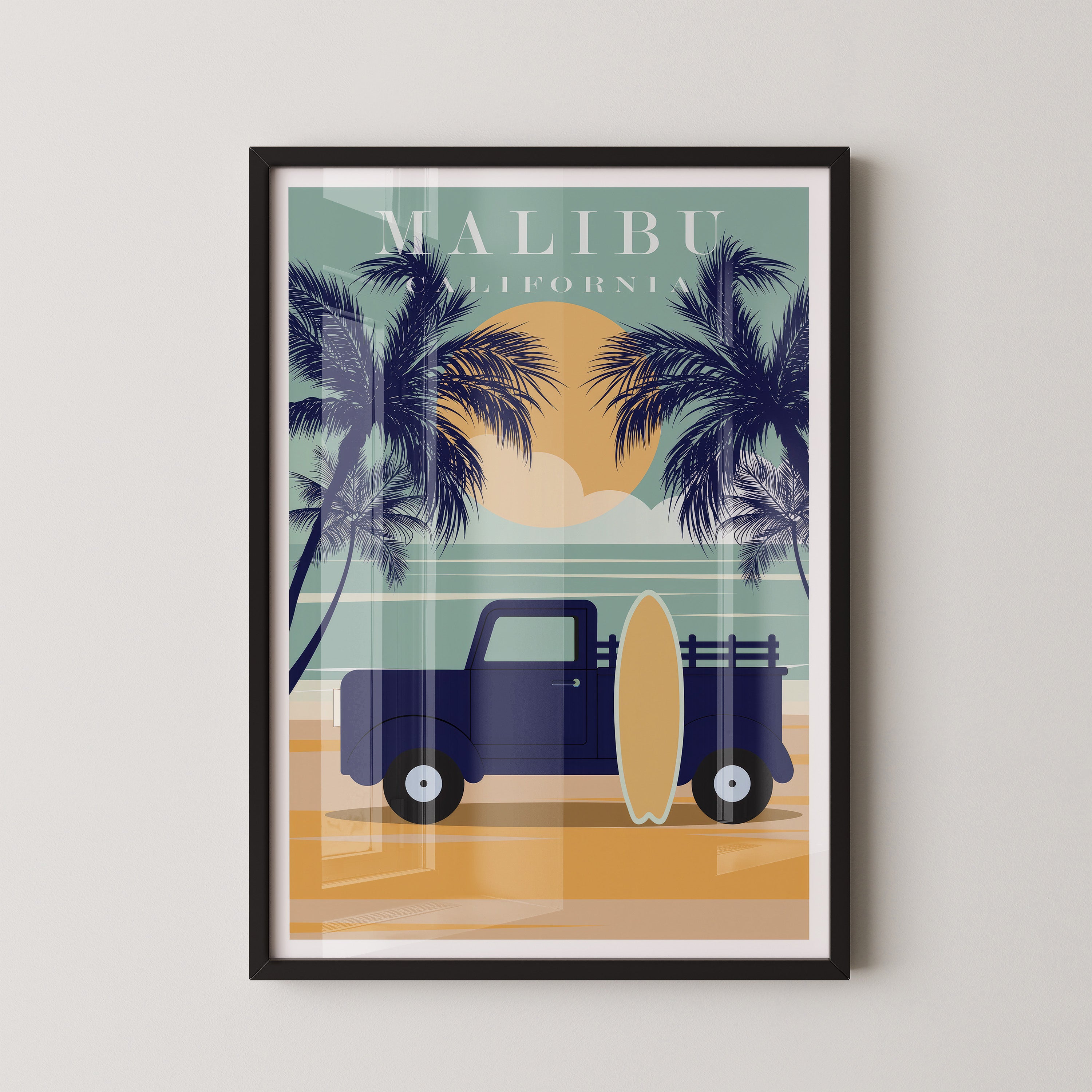 Malibu Surf Truck at Dusk