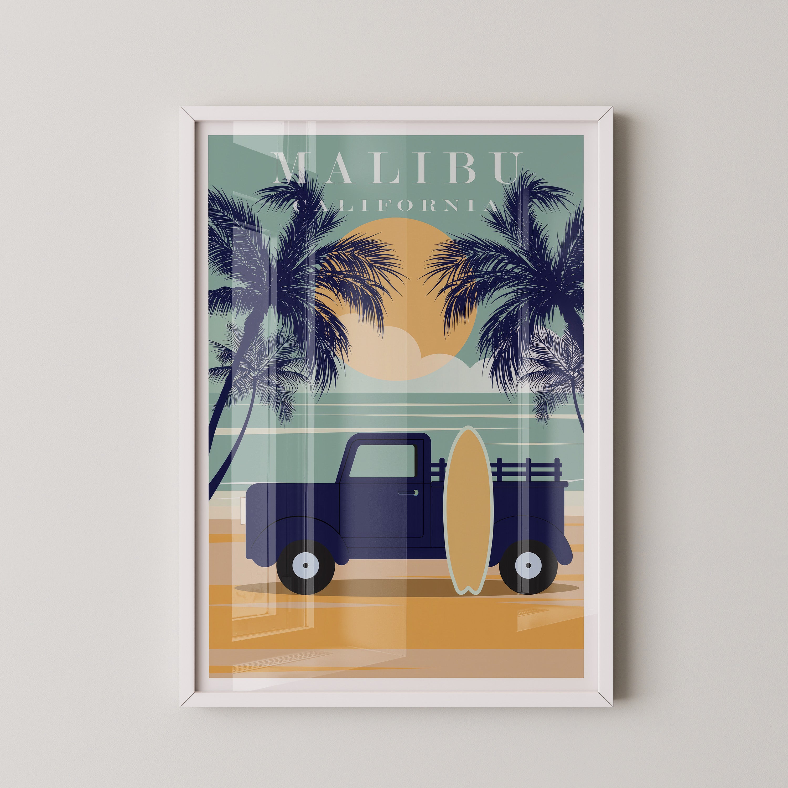 Malibu Surf Truck at Dusk