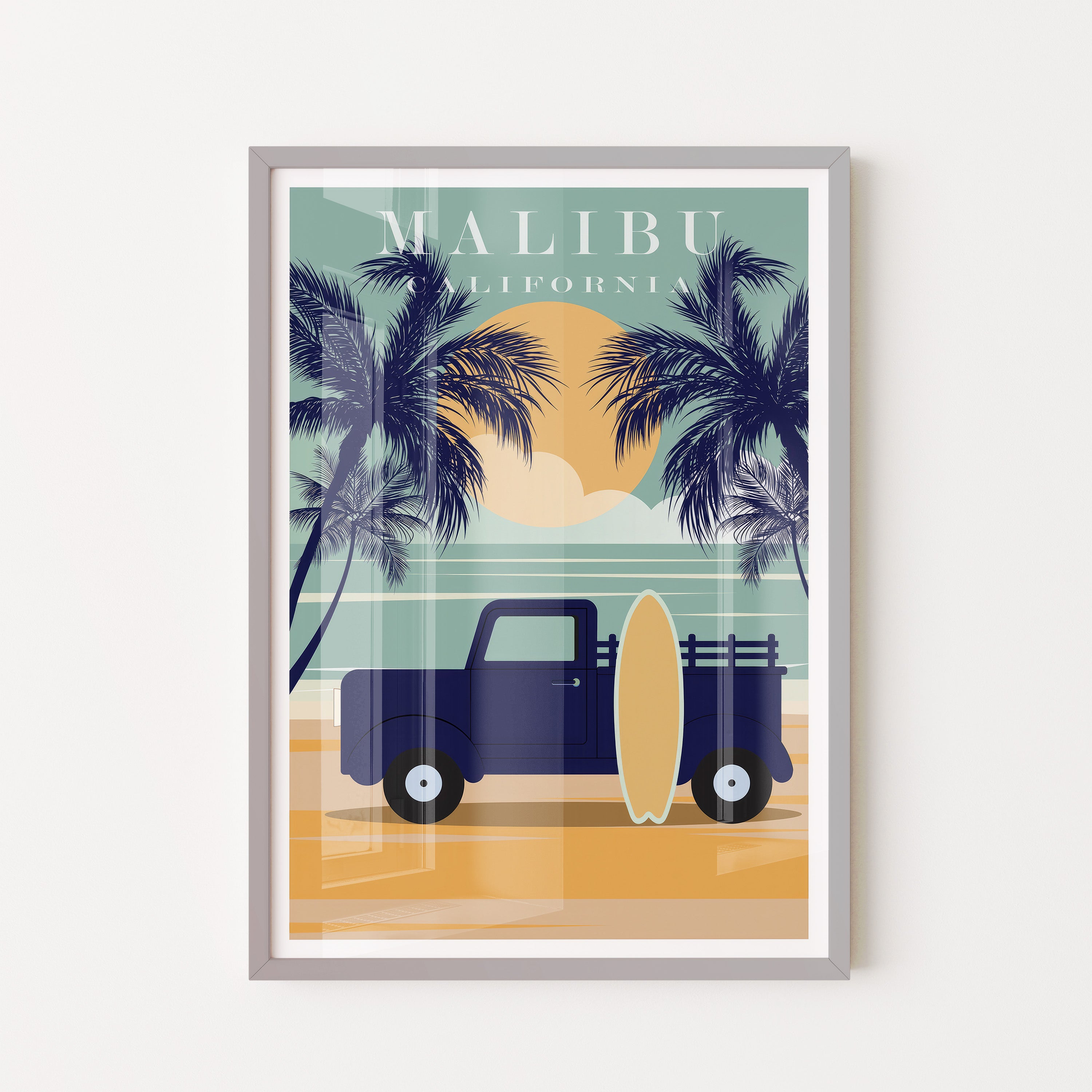 Malibu Surf Truck at Dusk