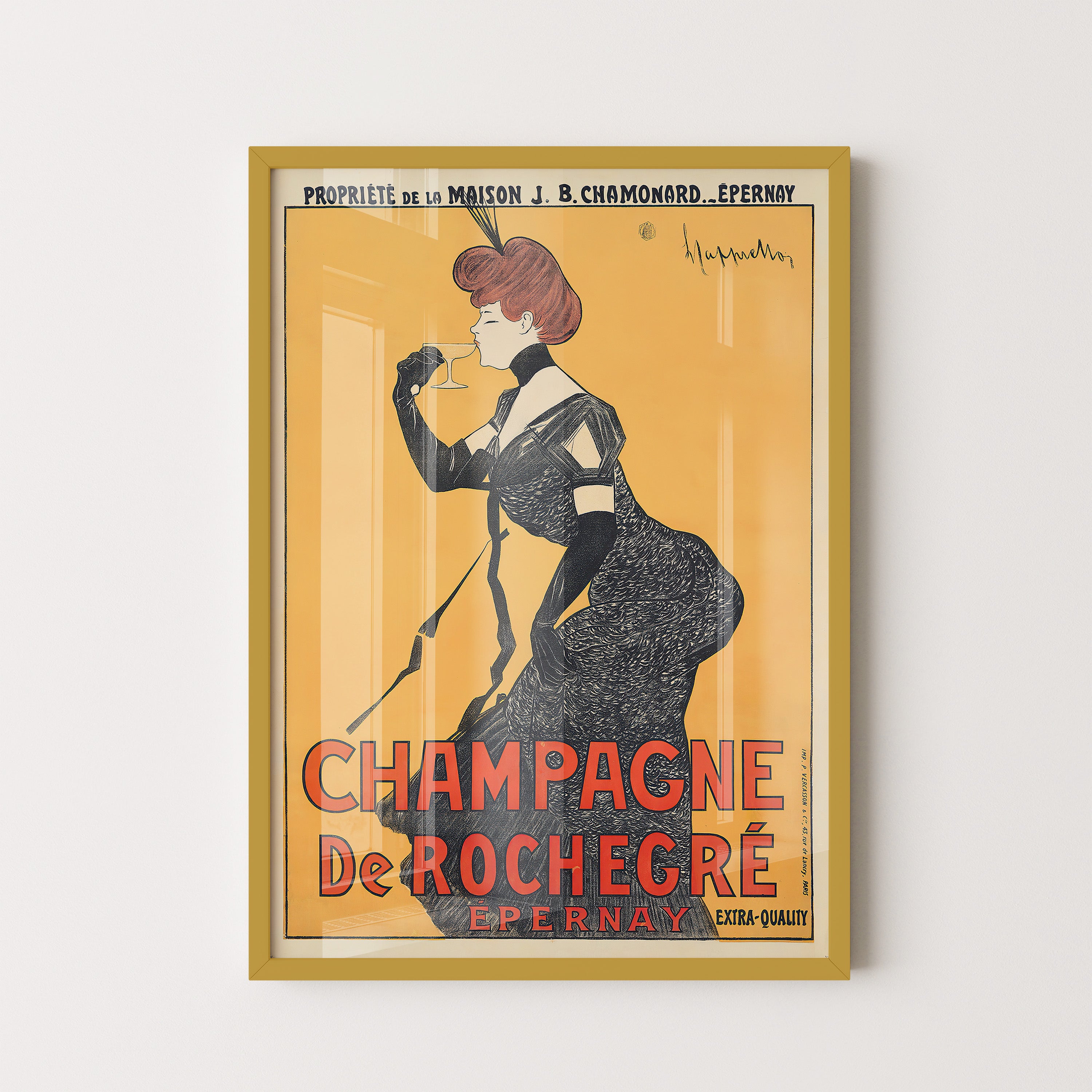 Belle Époque Champagne Lady
