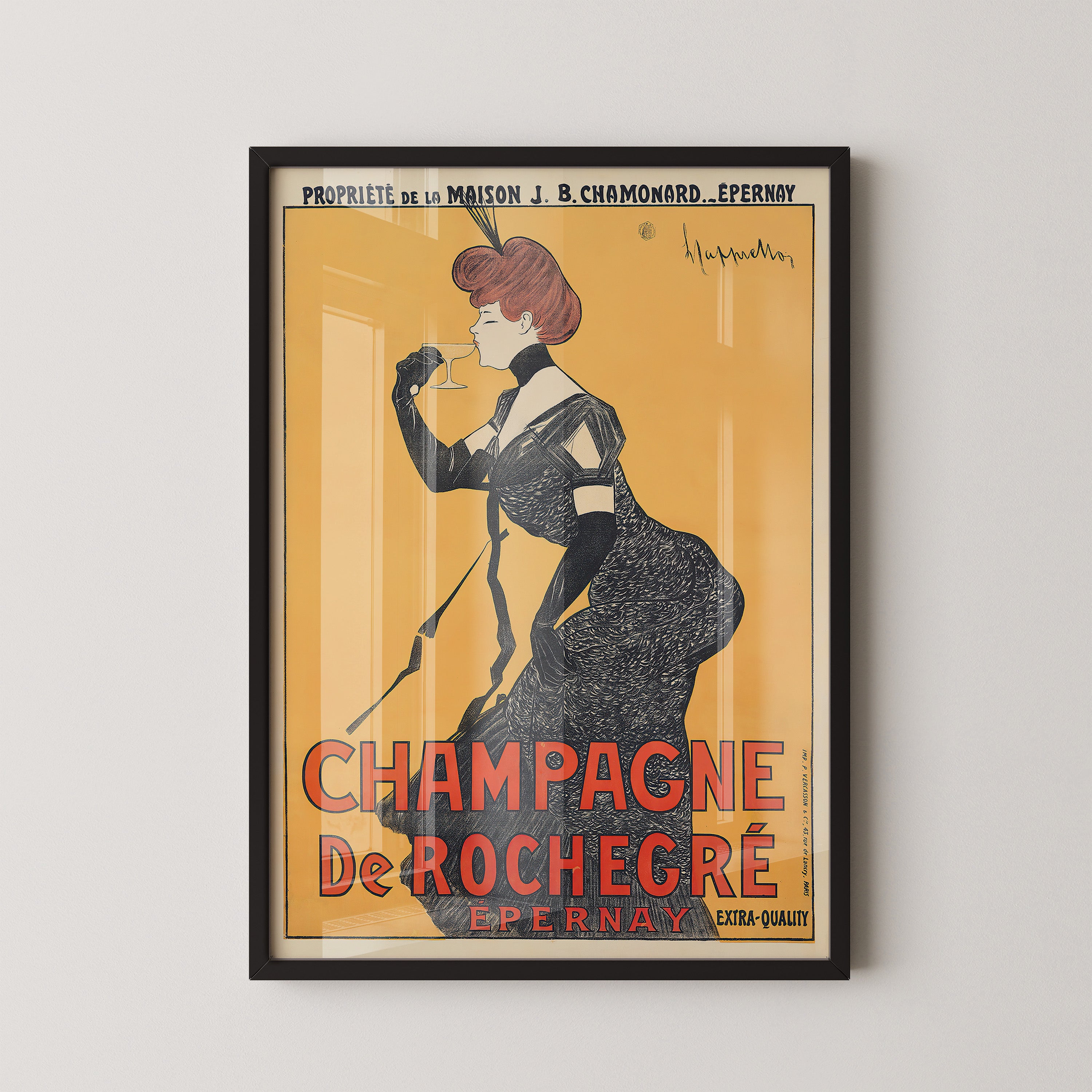 Belle Époque Champagne Lady