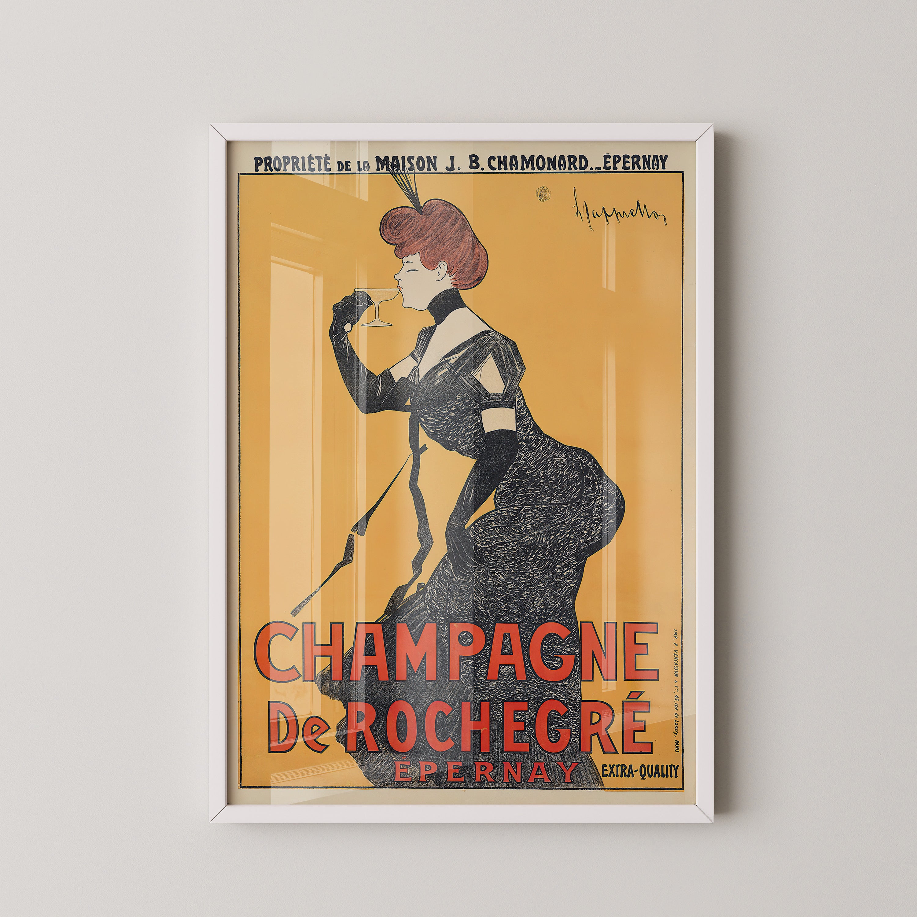 Belle Époque Champagne Lady