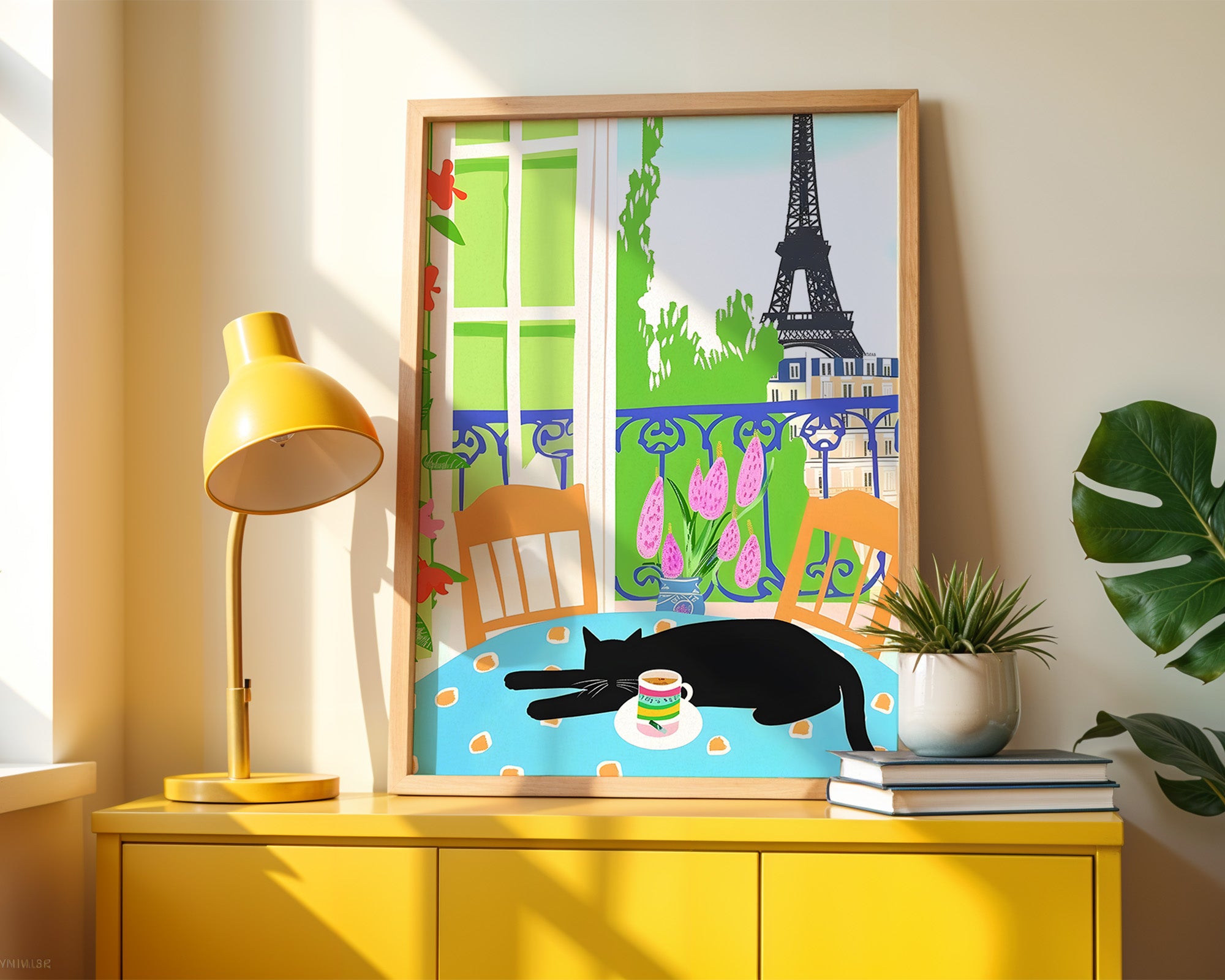 Paris Balcony Cat