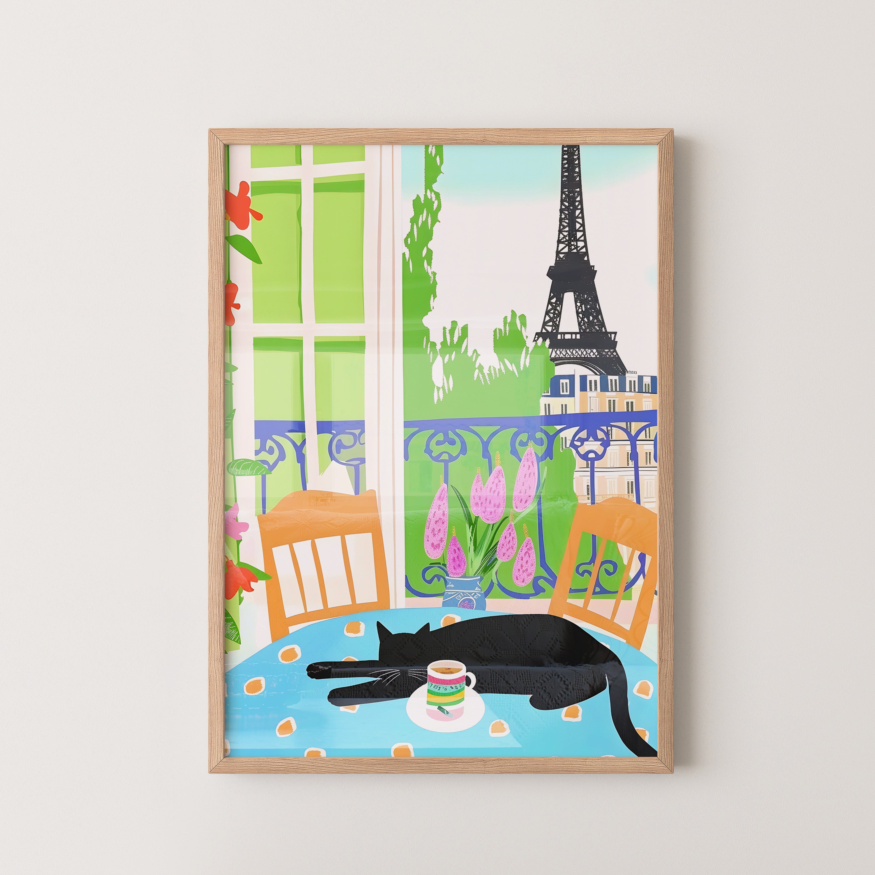 Paris Balcony Cat