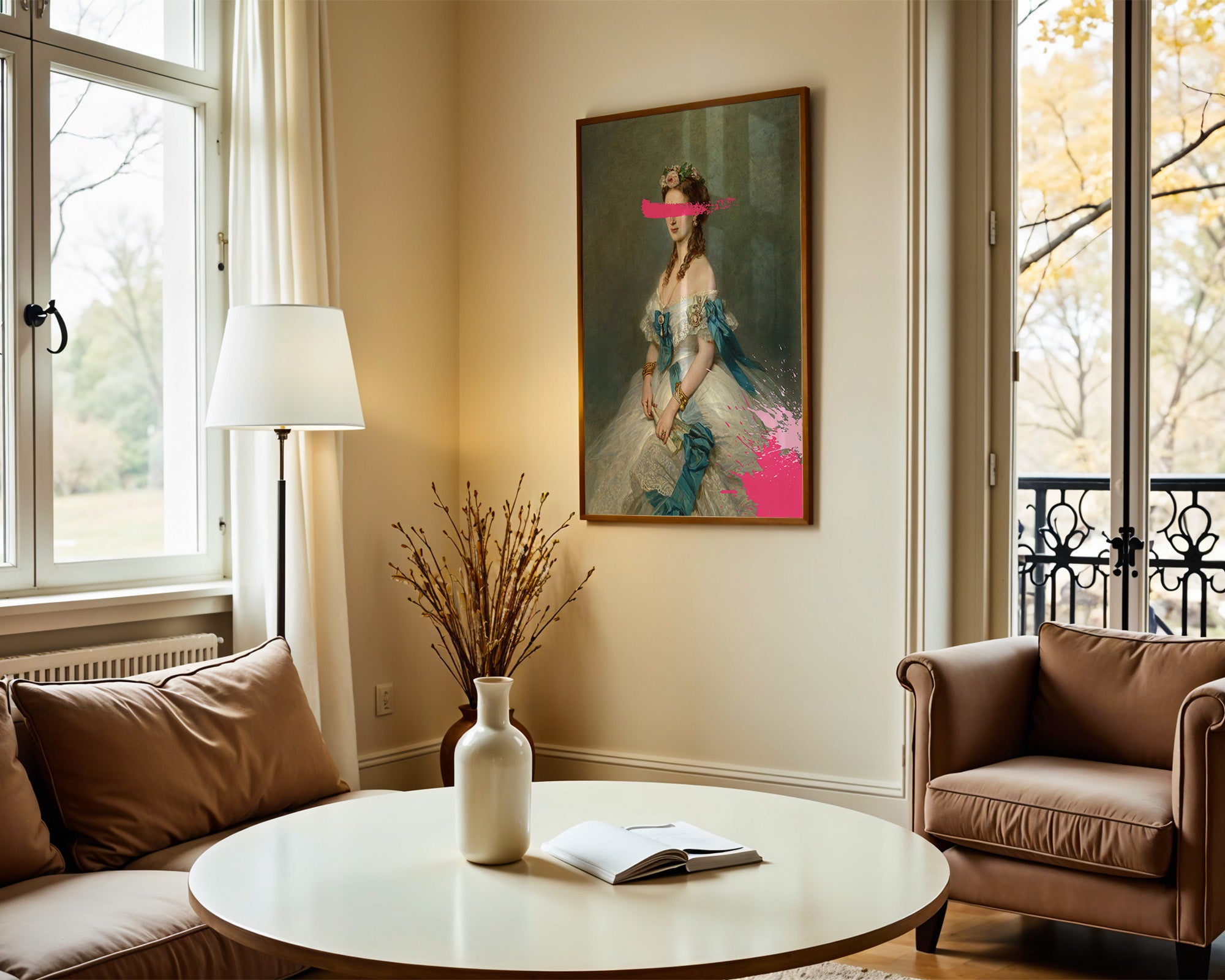Baroque Muse in Pink