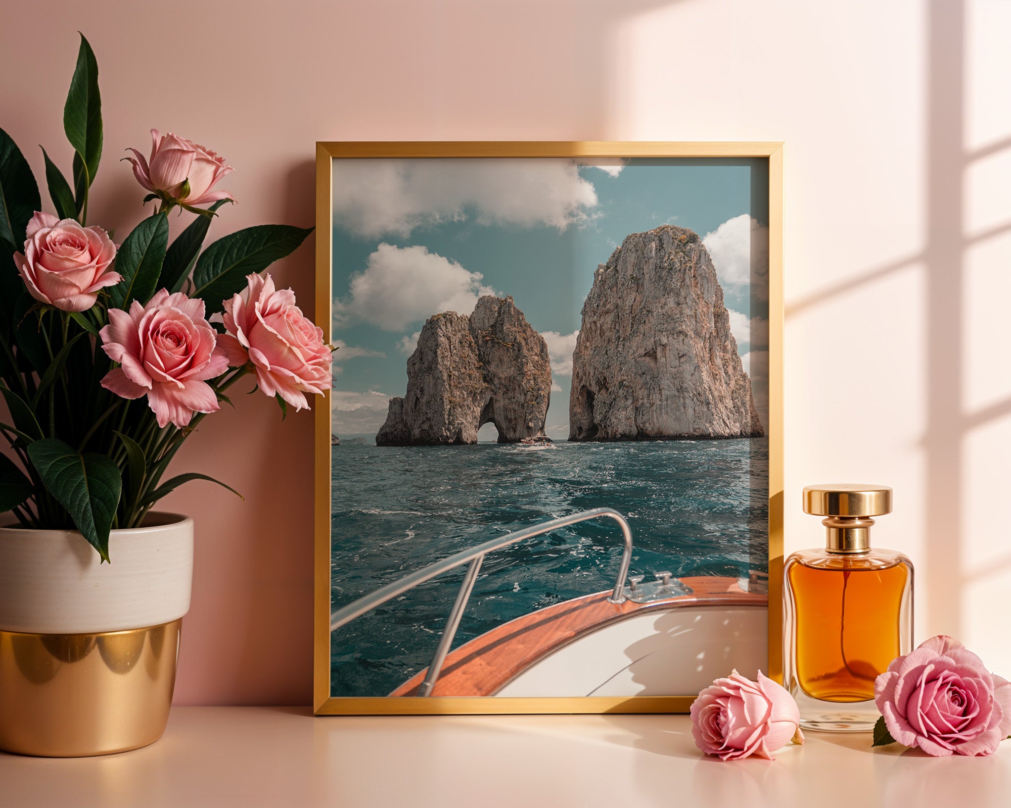 Sailing to Capri