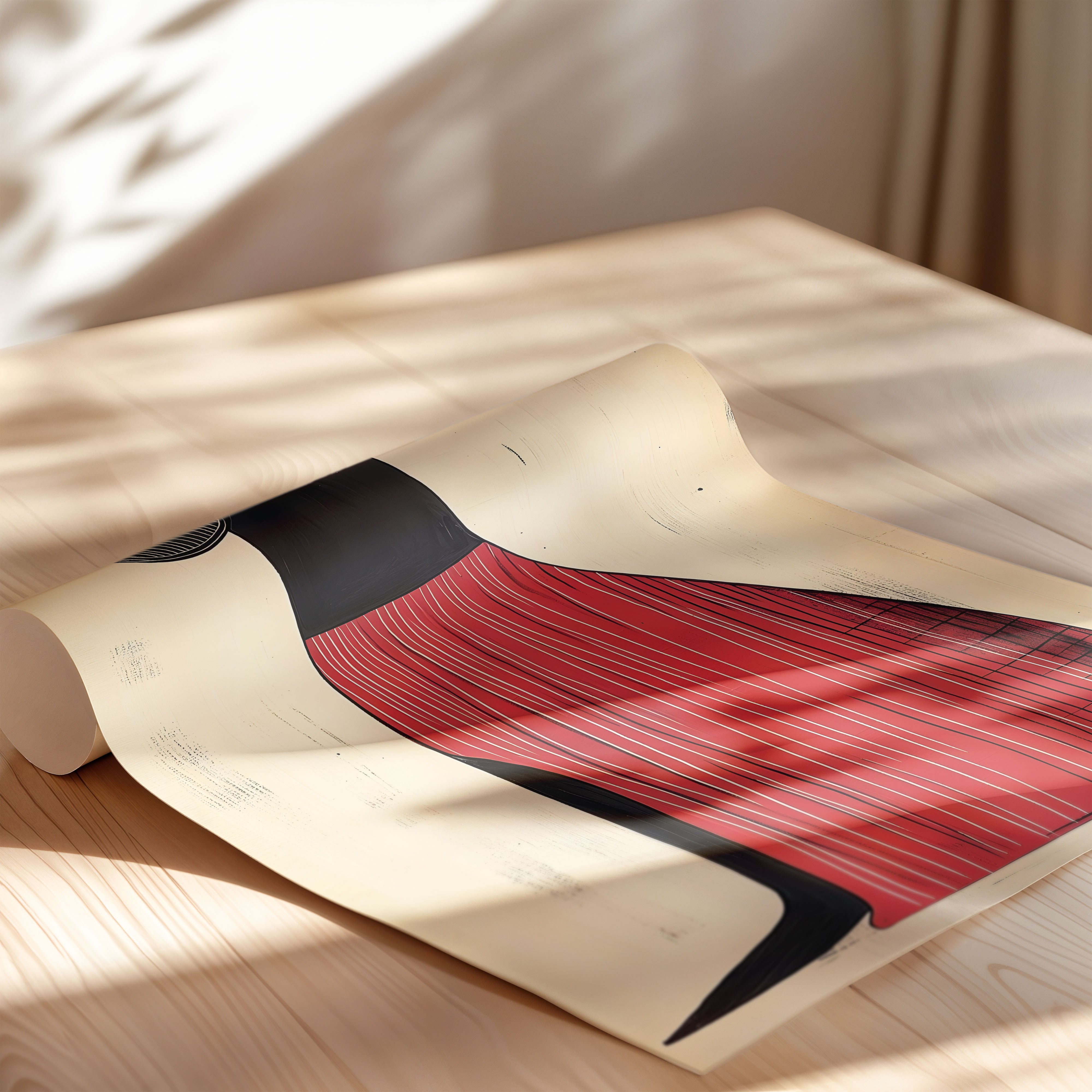Red Coat Hound Illustration