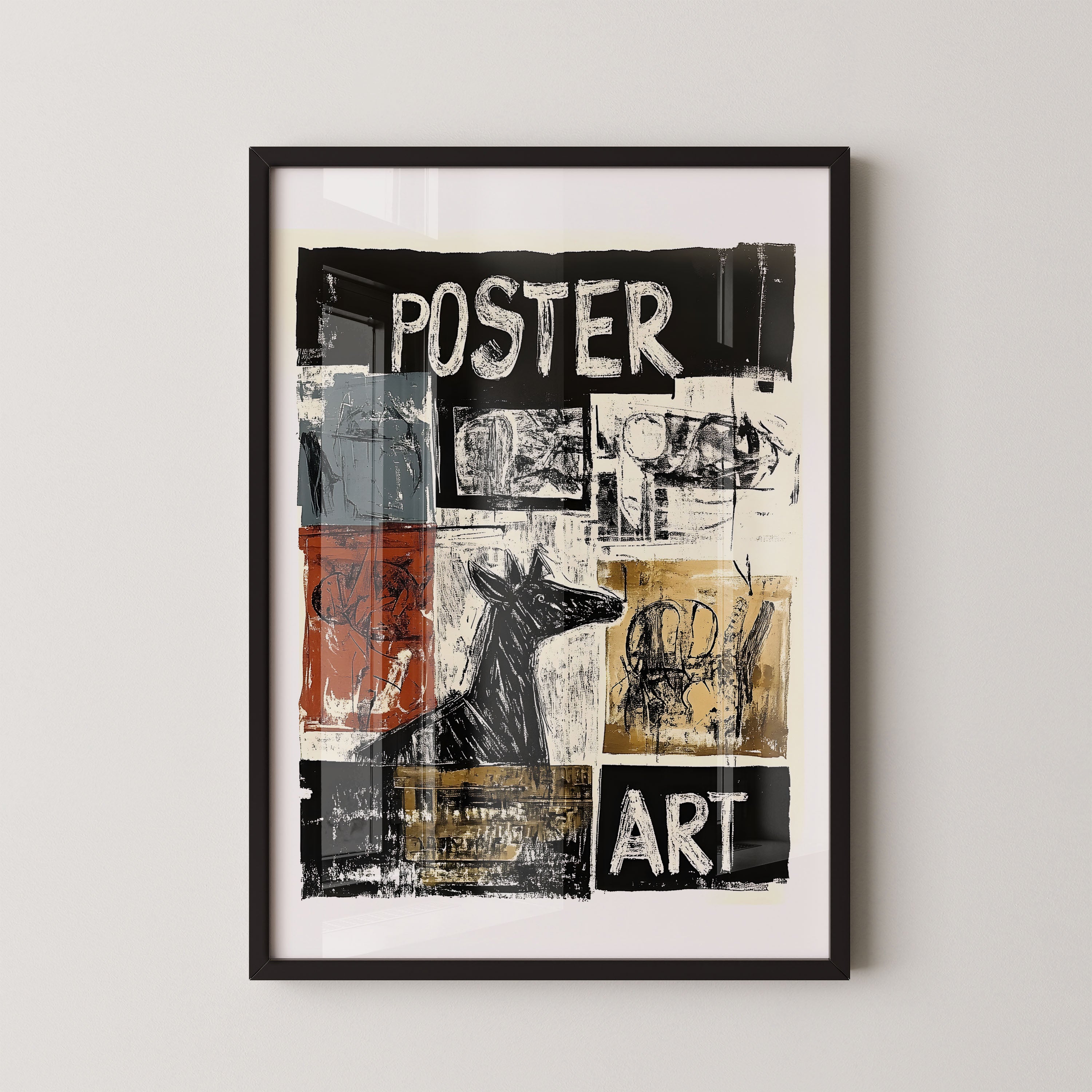 Vintage Poster Art Collage