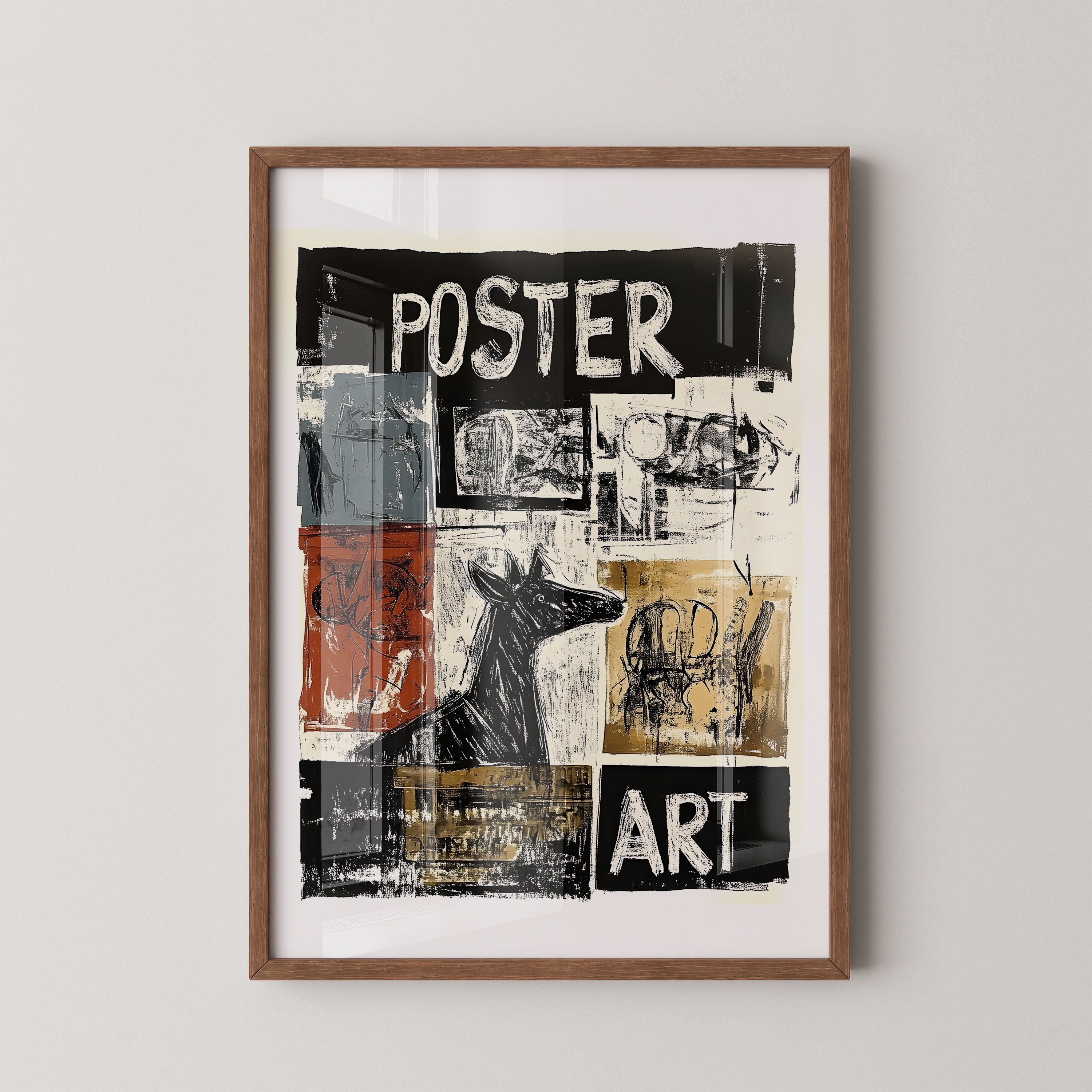 Vintage Poster Art Collage
