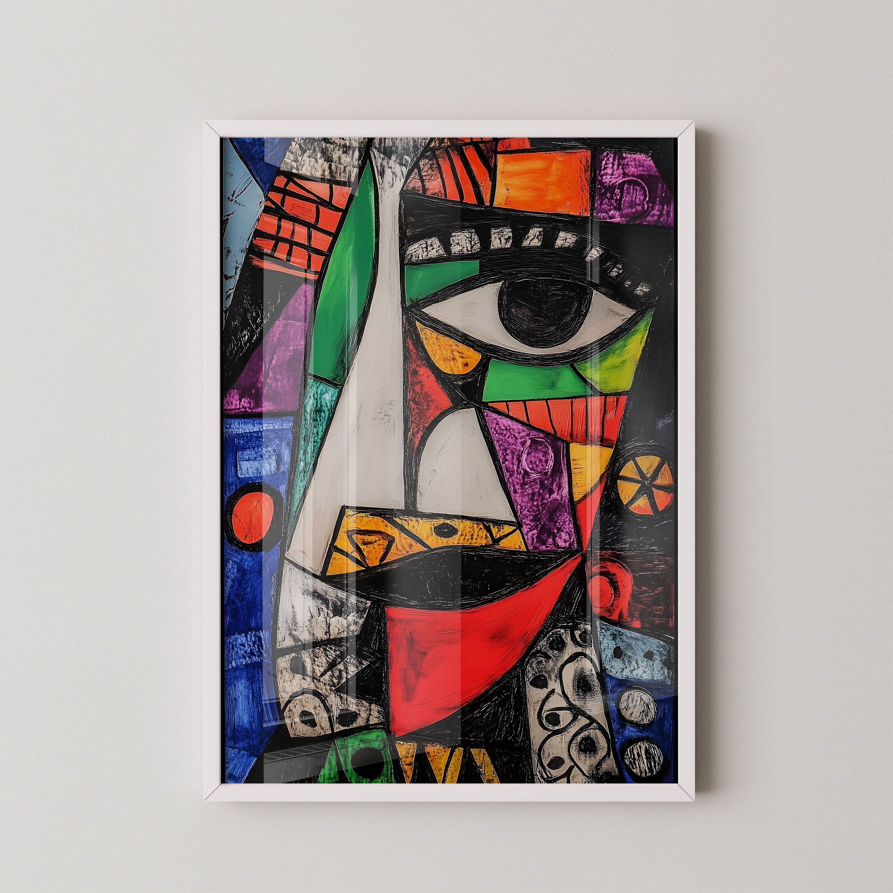Cubist Spectrum Portrait