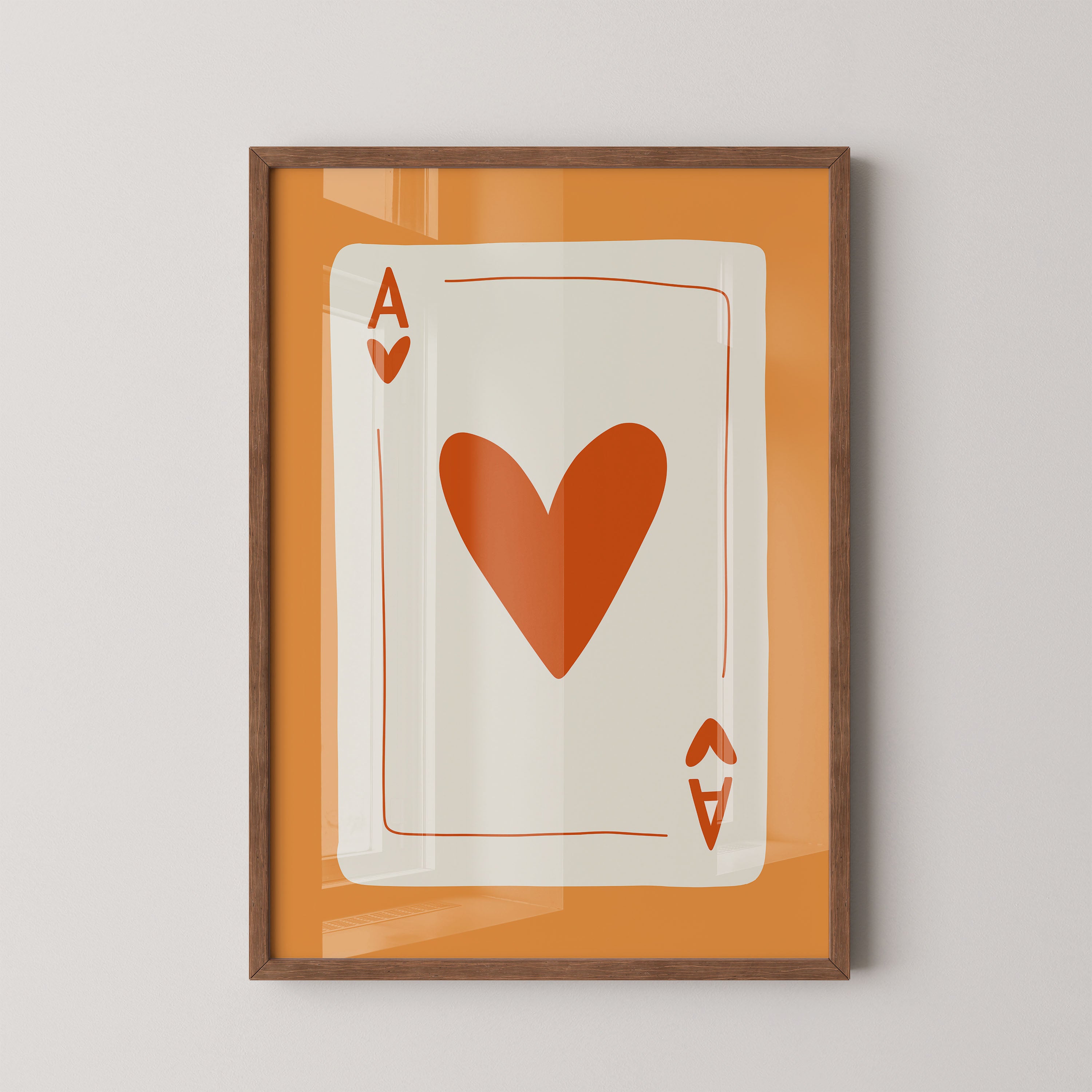 Ace of Hearts – Modern Love Card Print
