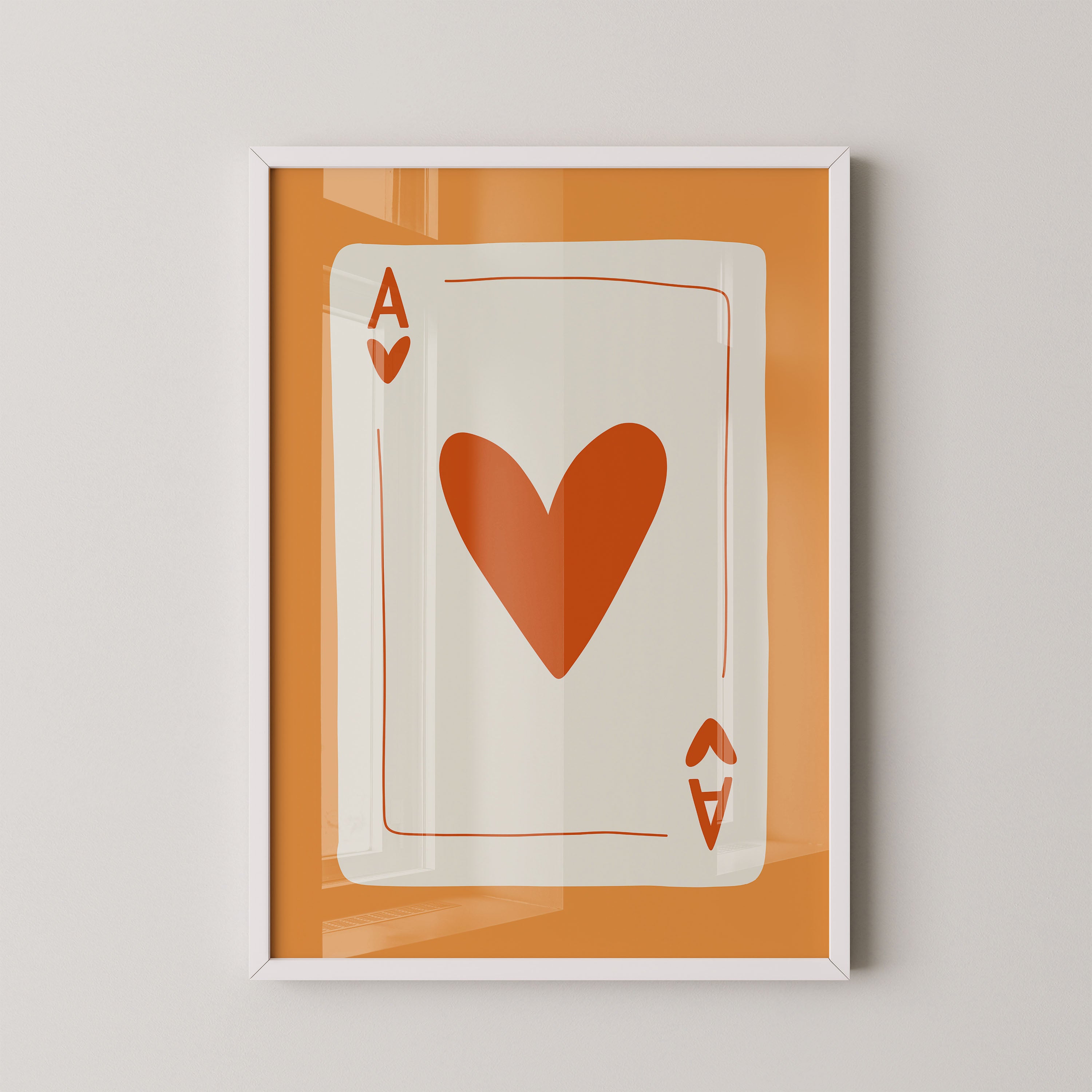 Ace of Hearts – Modern Love Card Print