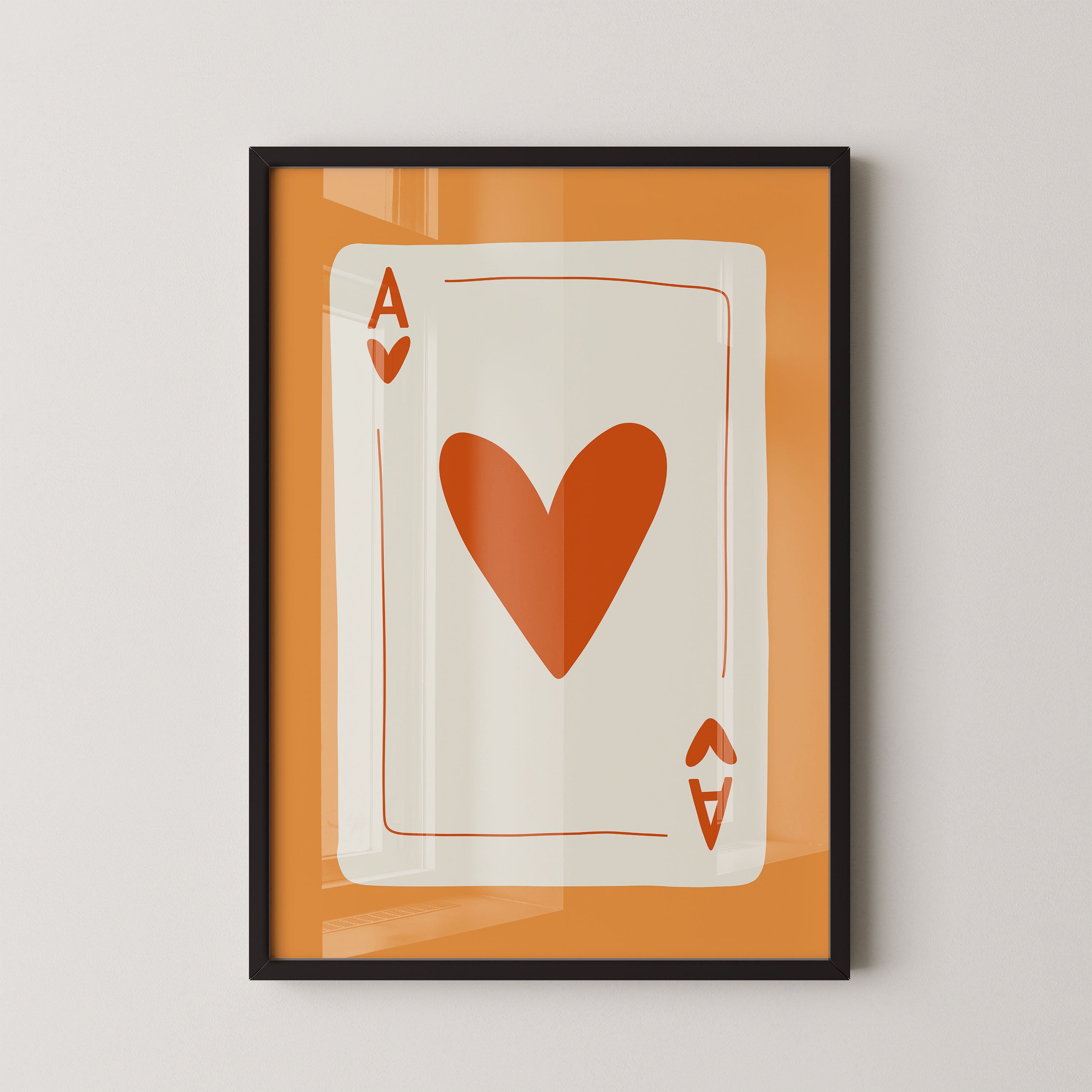 Ace of Hearts – Modern Love Card Print