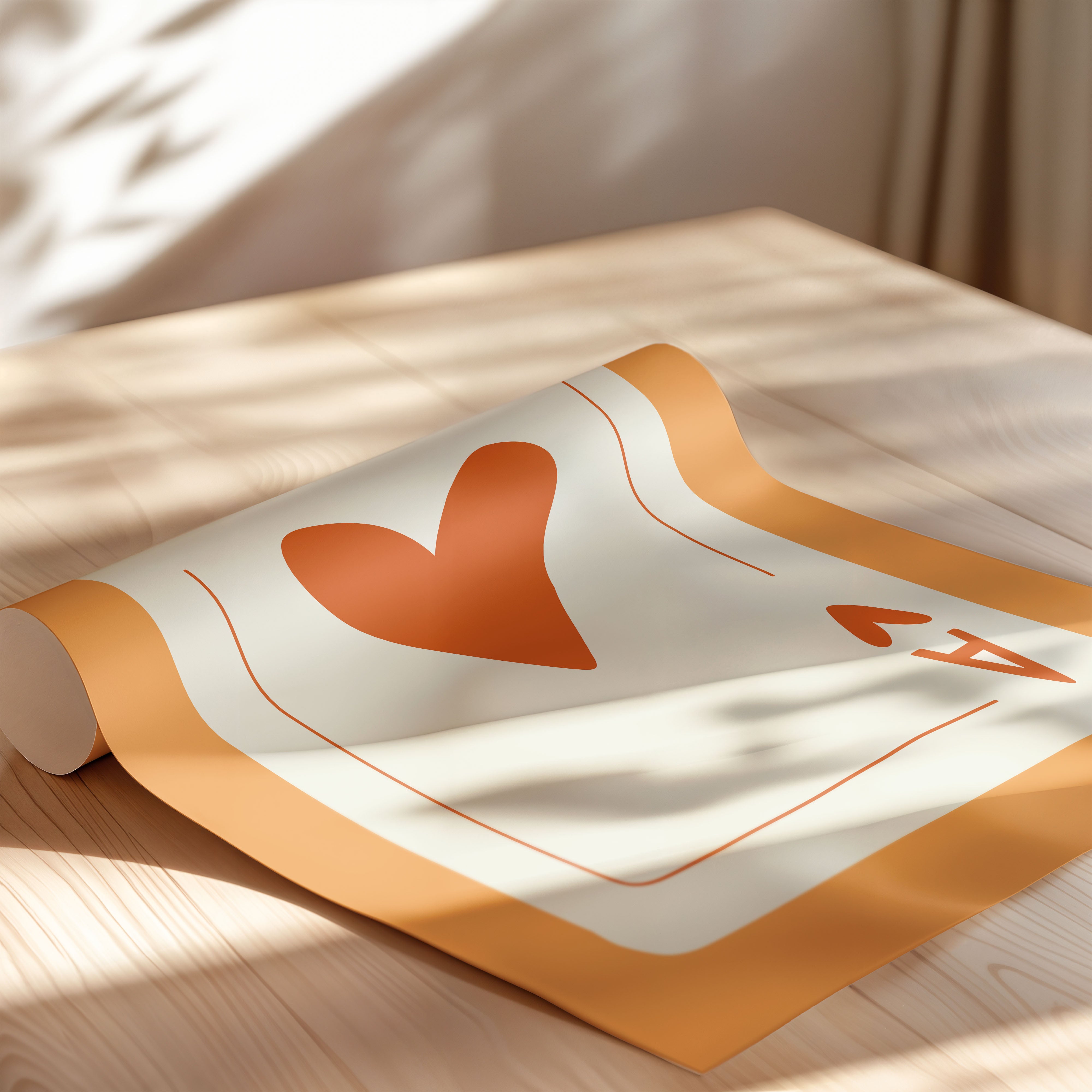 Ace of Hearts – Modern Love Card Print