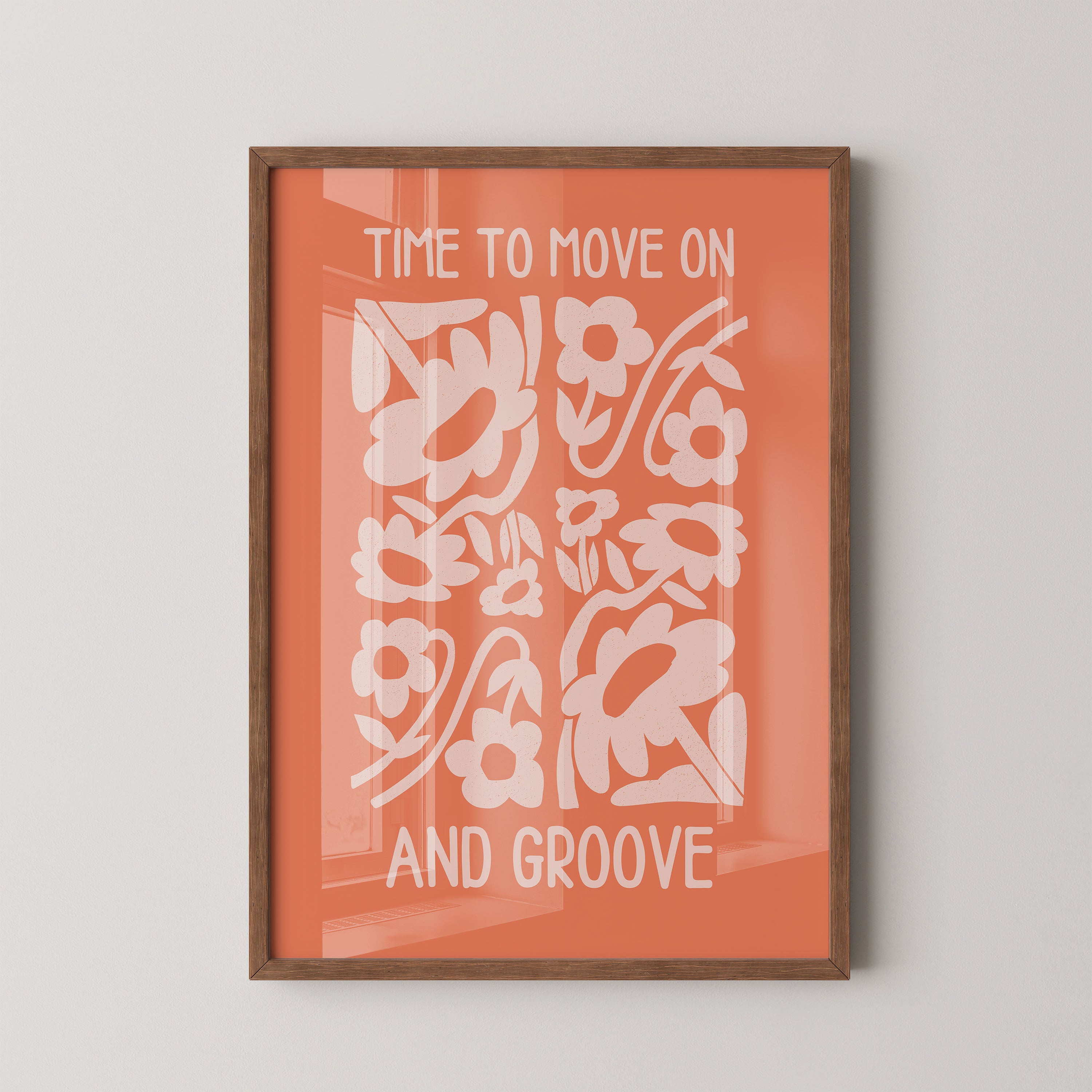 Move & Groove — Retro Floral Print