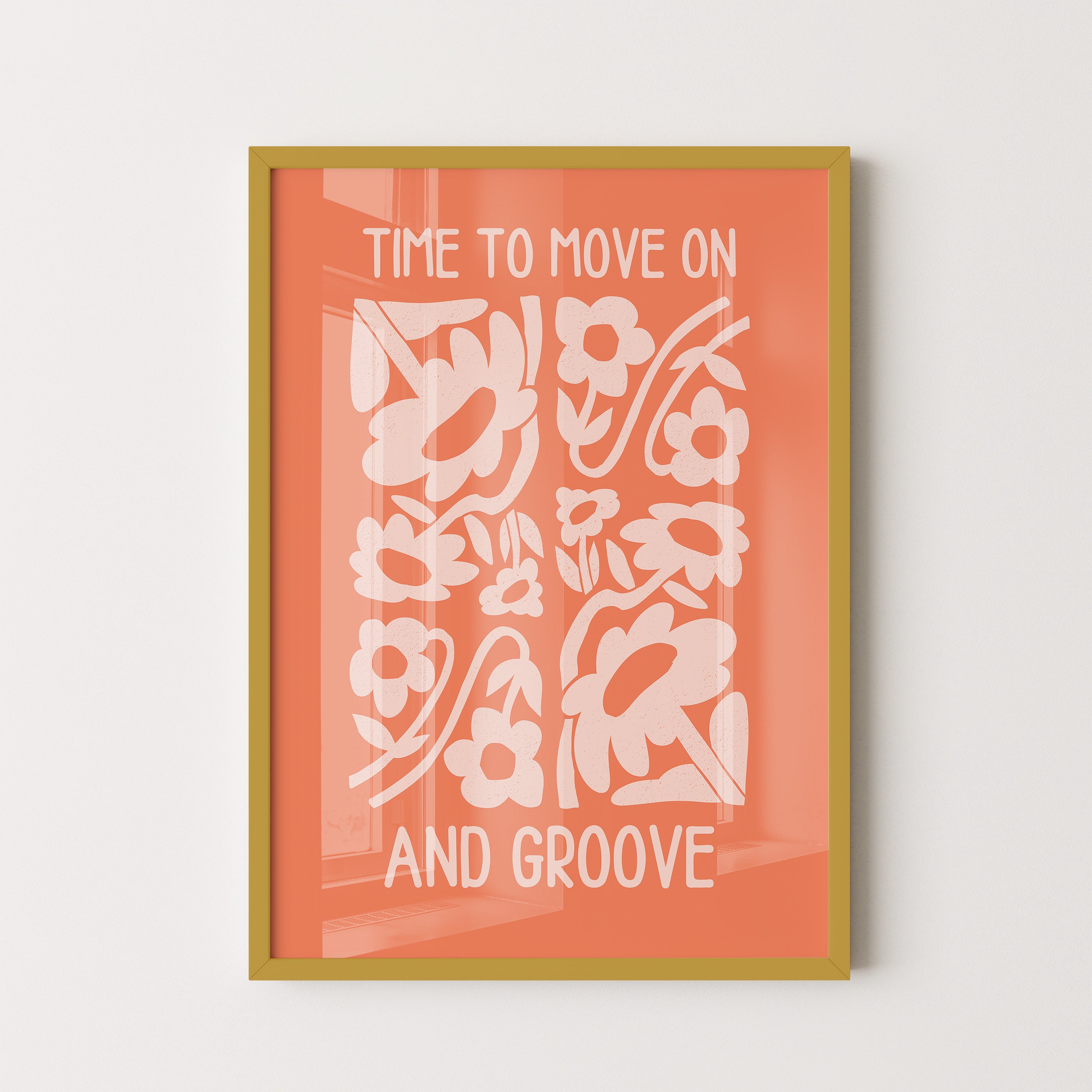 Move & Groove — Retro Floral Print