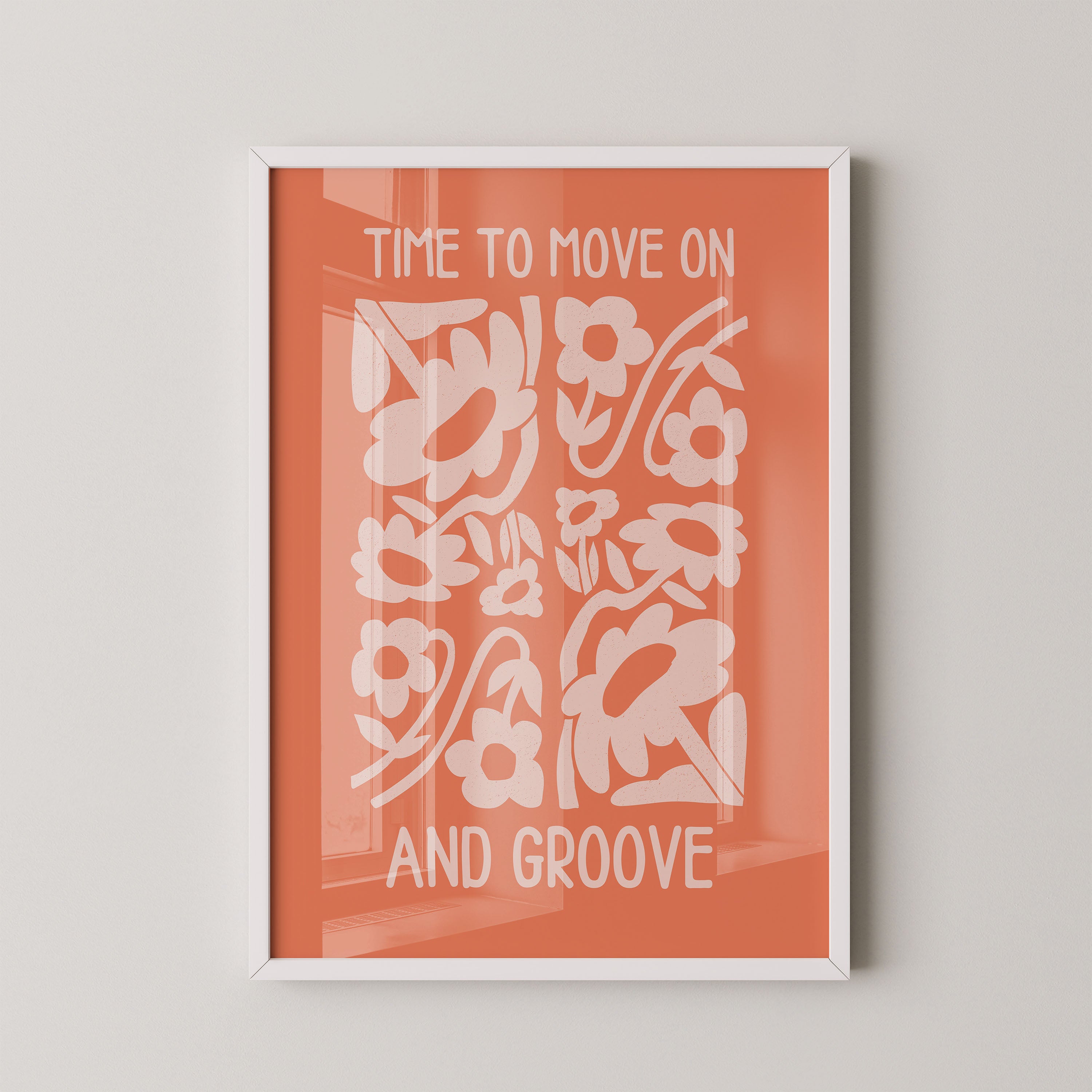 Move & Groove — Retro Floral Print