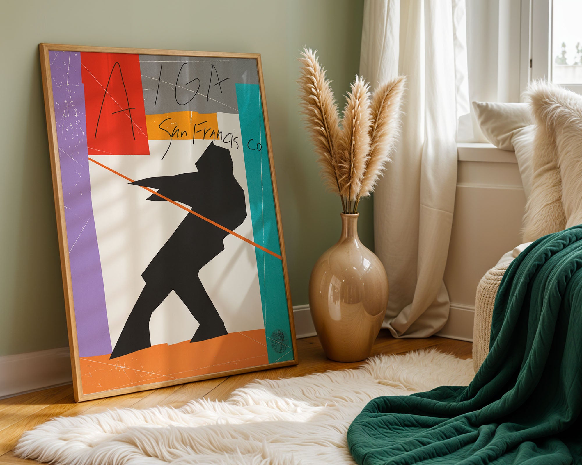 San Francisco Stride — Modern Silhouette Art