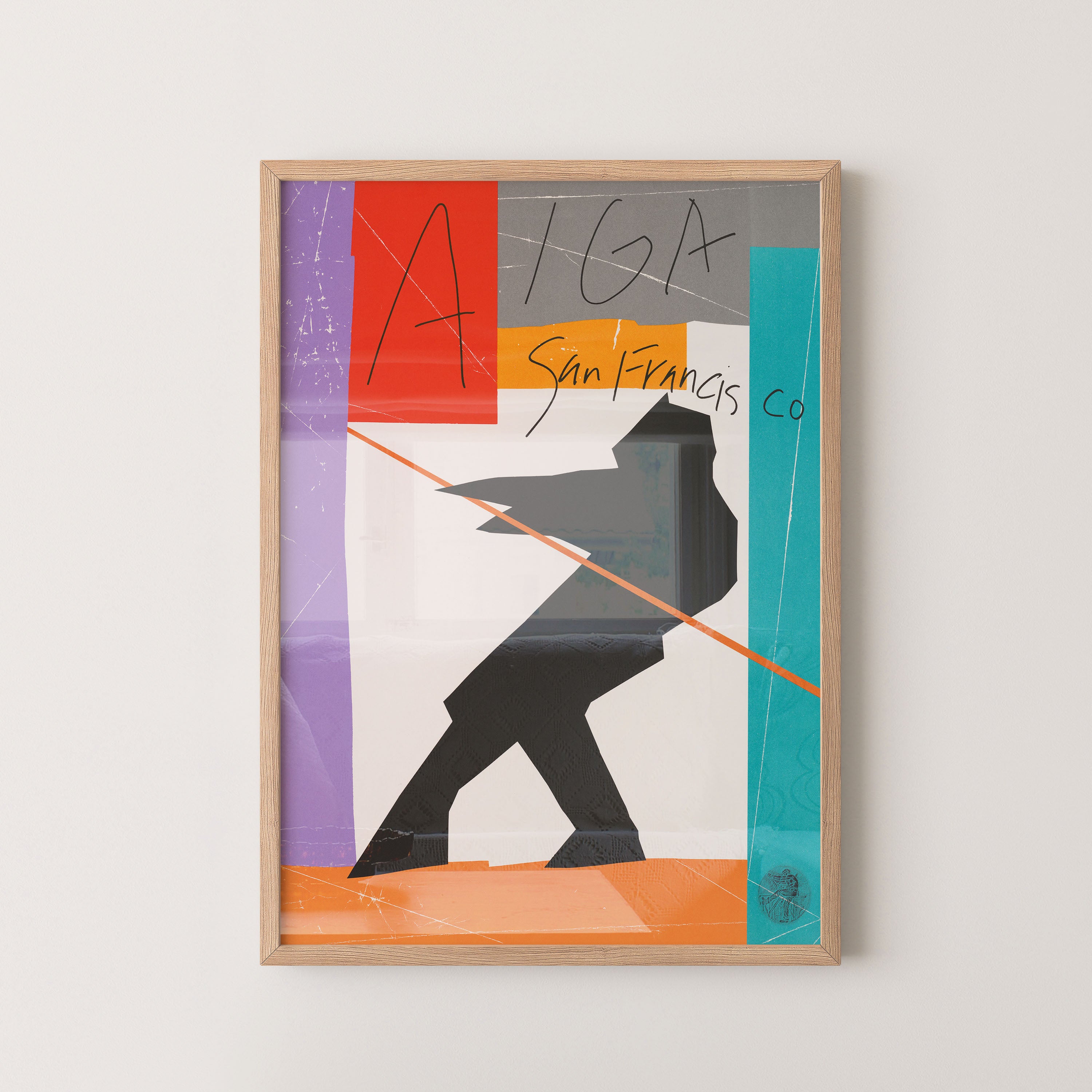 San Francisco Stride — Modern Silhouette Art