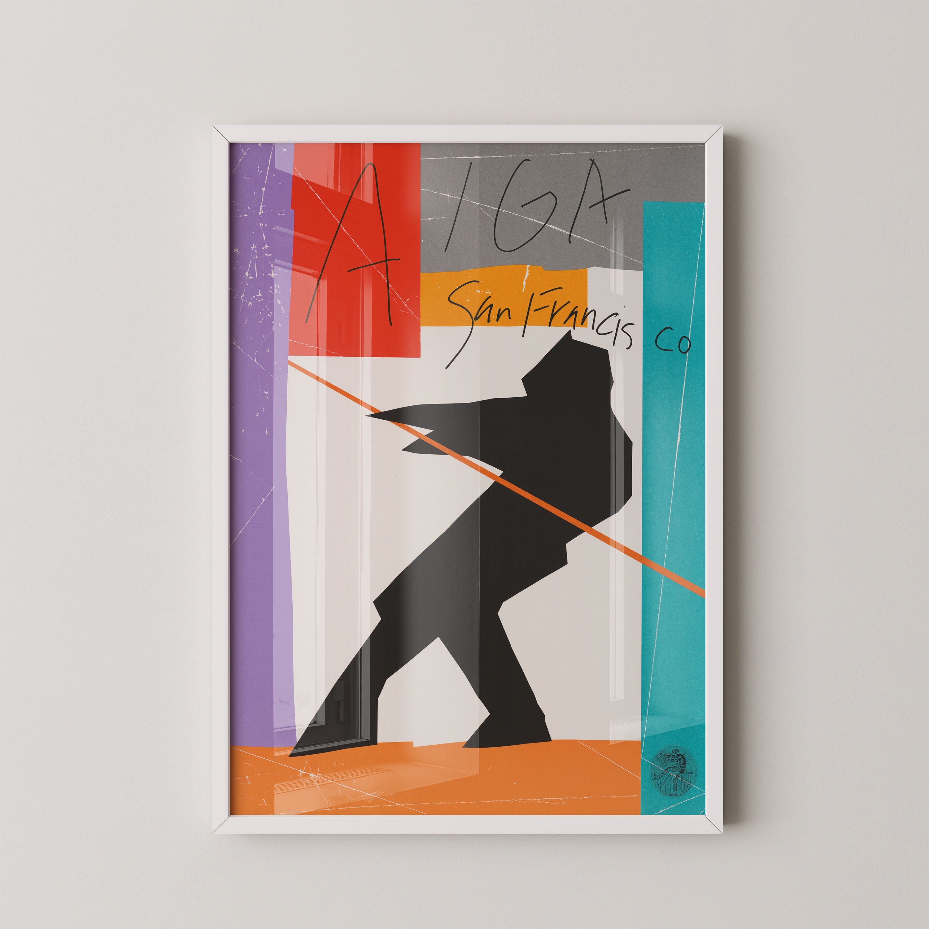 San Francisco Stride — Modern Silhouette Art