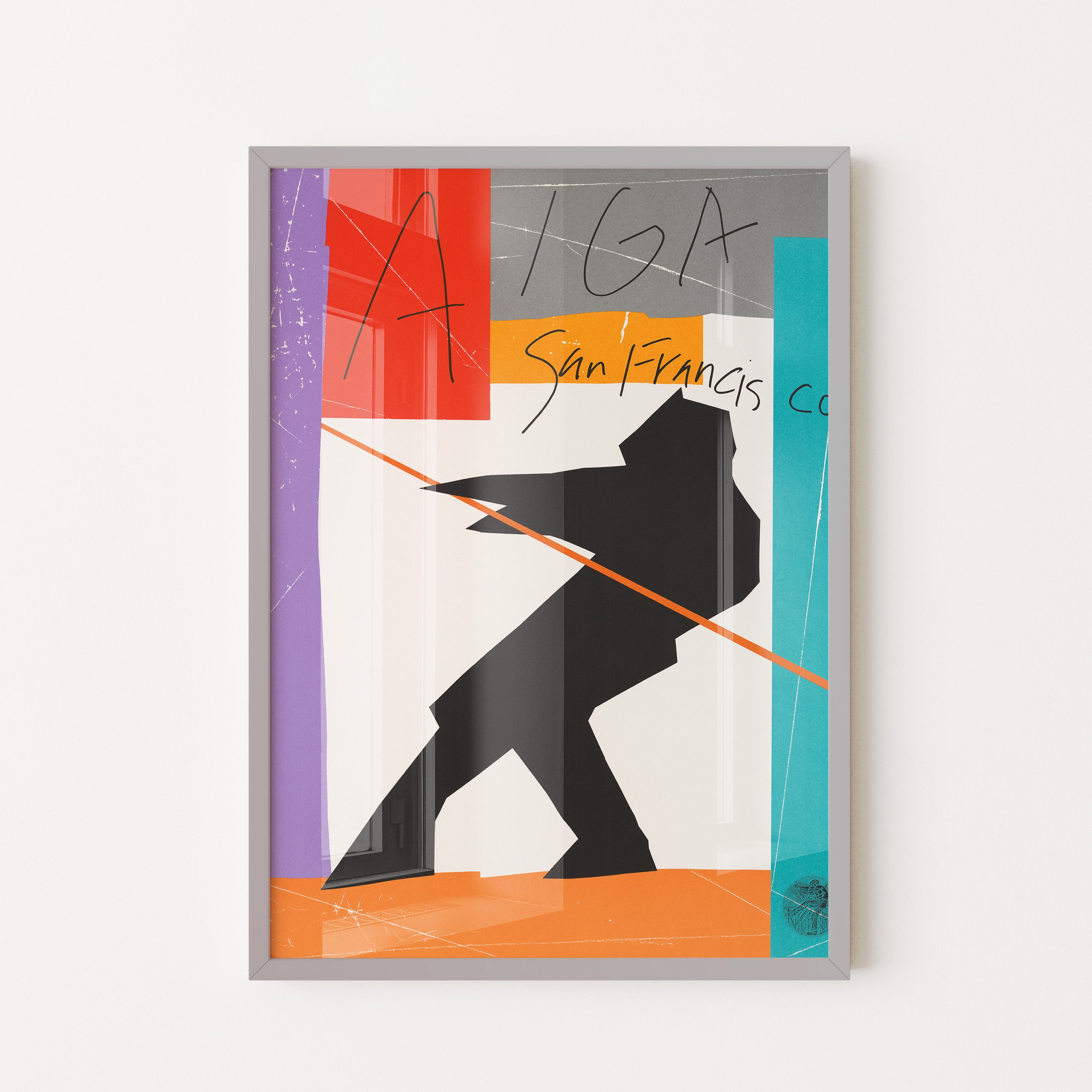 San Francisco Stride — Modern Silhouette Art